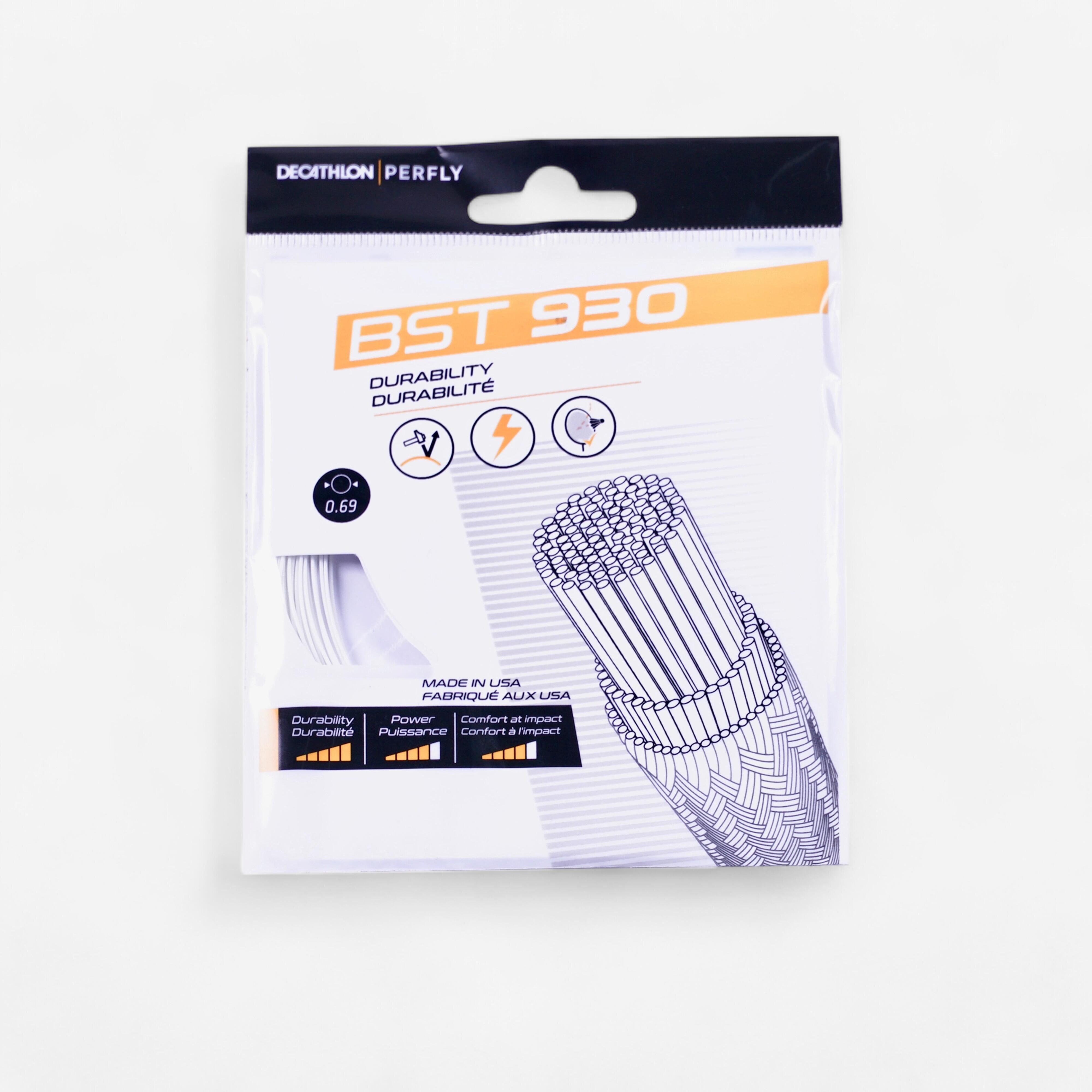 BADMINTON STRING BST 930 WHITE