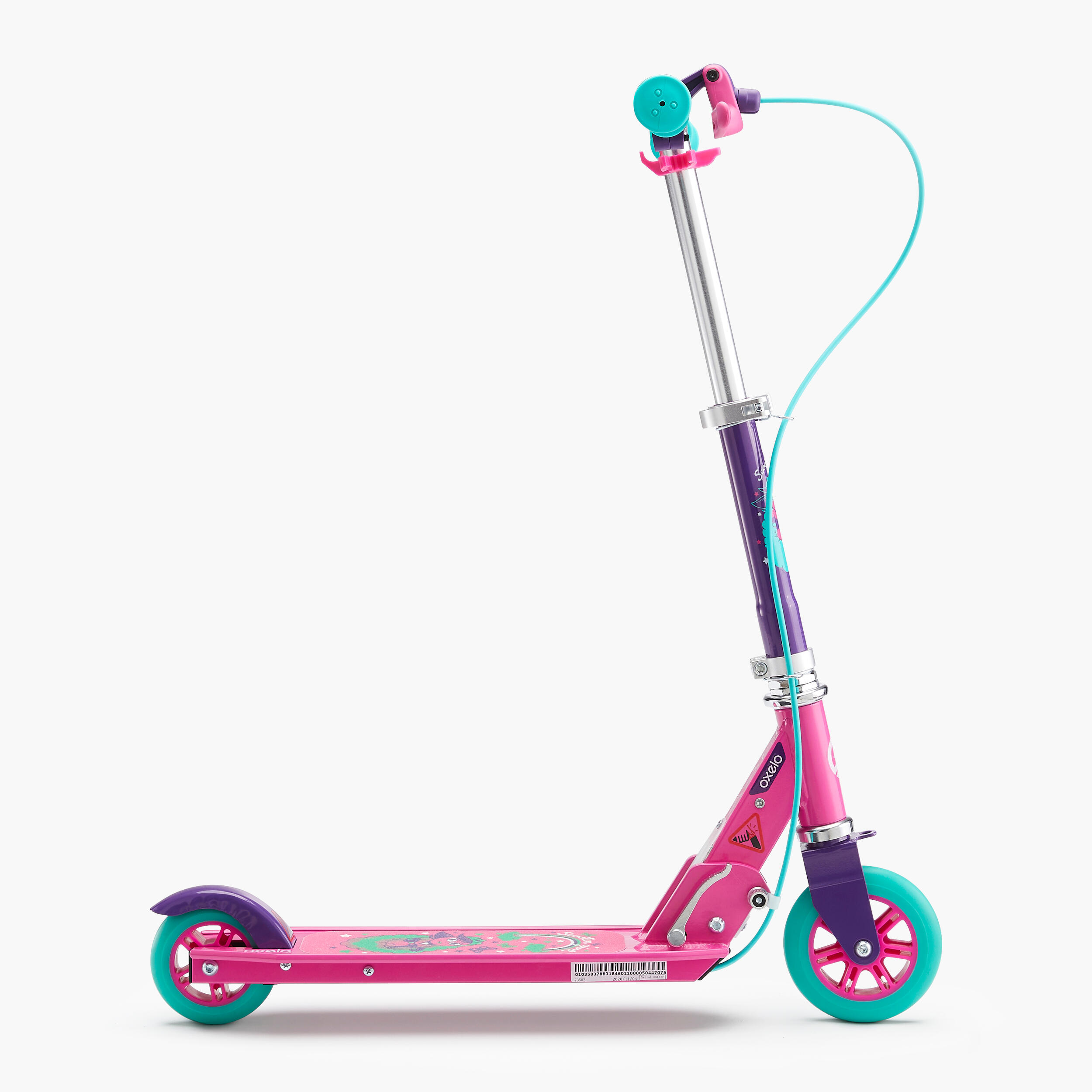 Kids' Scooter with Brake Play 5 - Purple