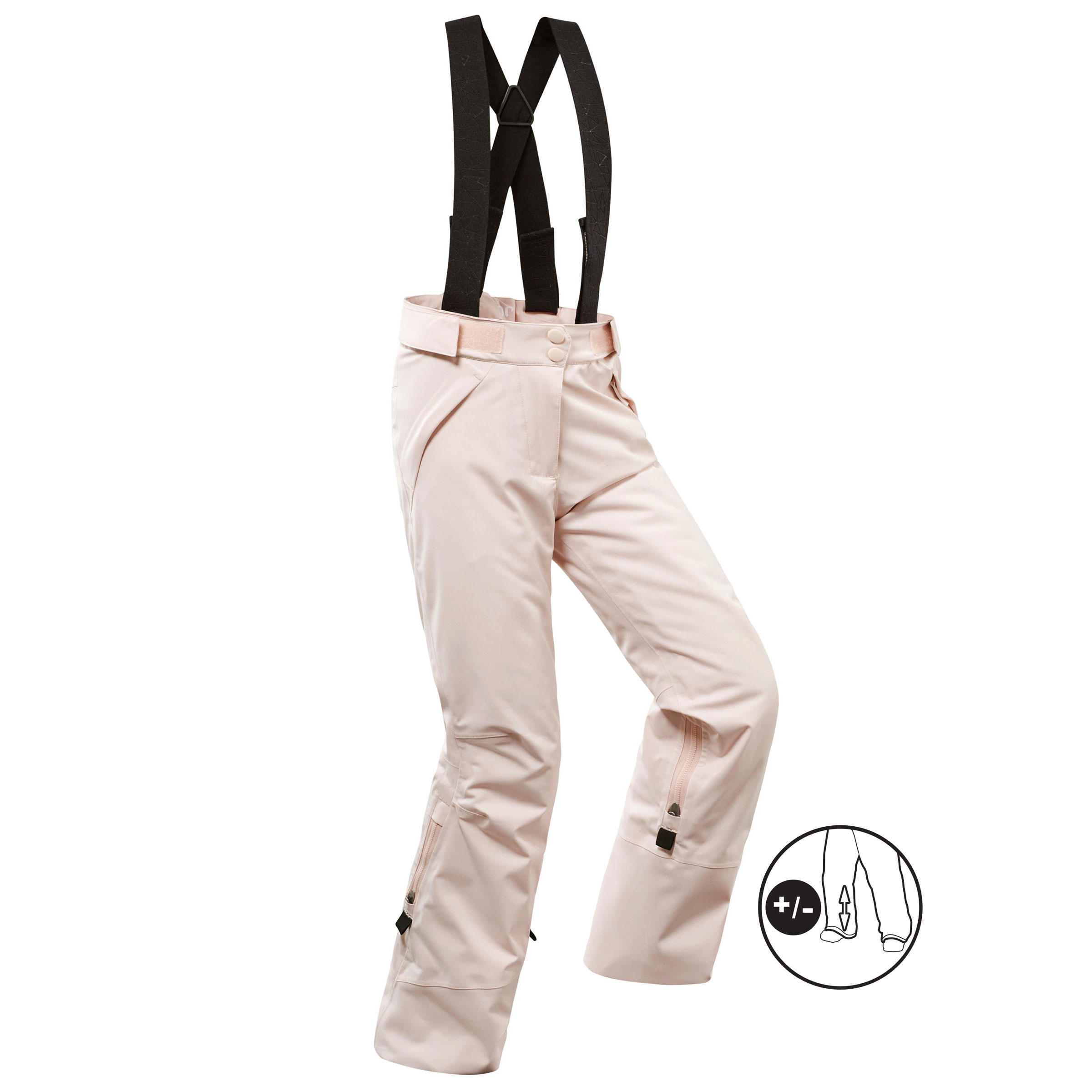 CHILDREN'S SKI TROUSERS PNF 900 - POWDER PINK
