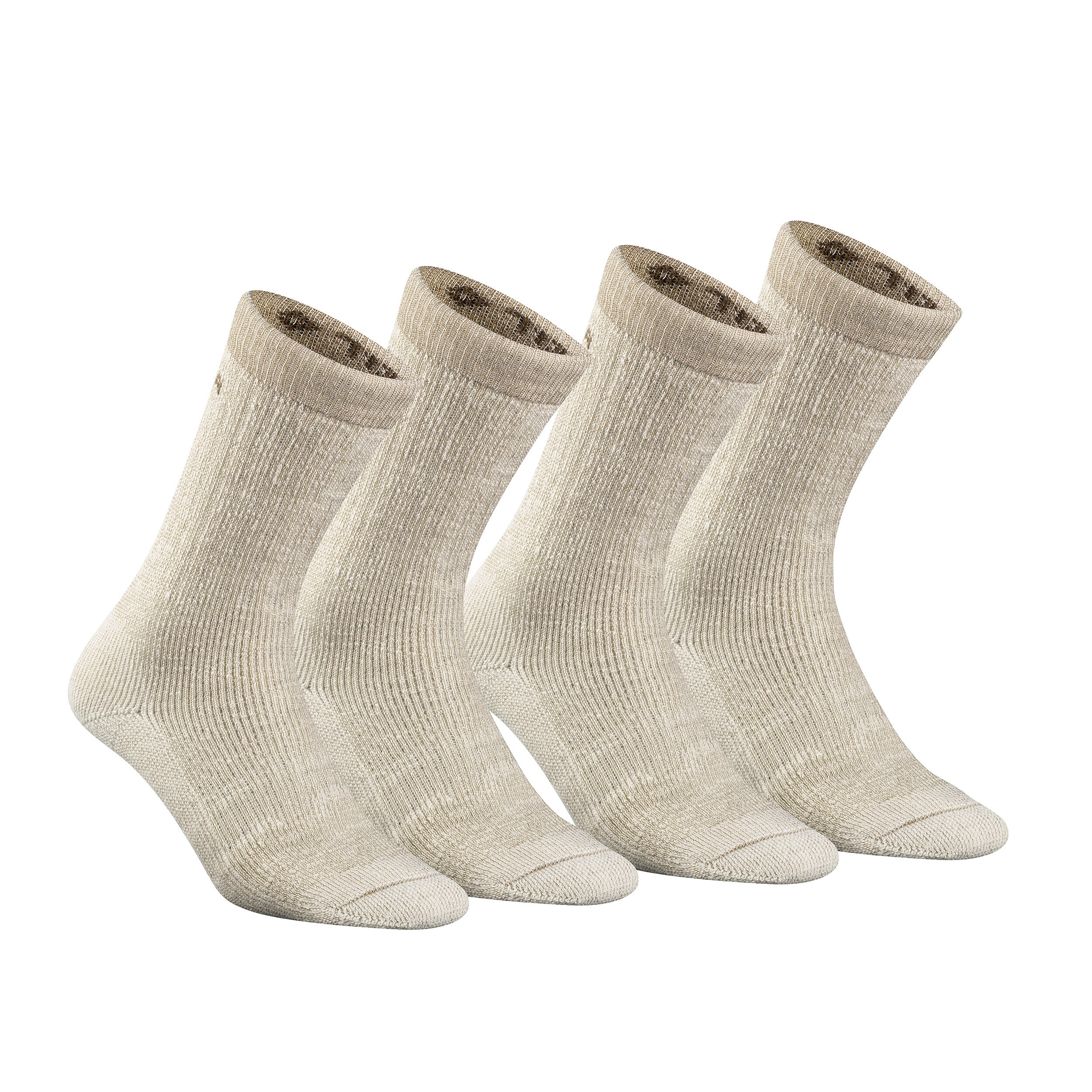 Warm Hiking  Socks SH100 U Warm 2 Pairs