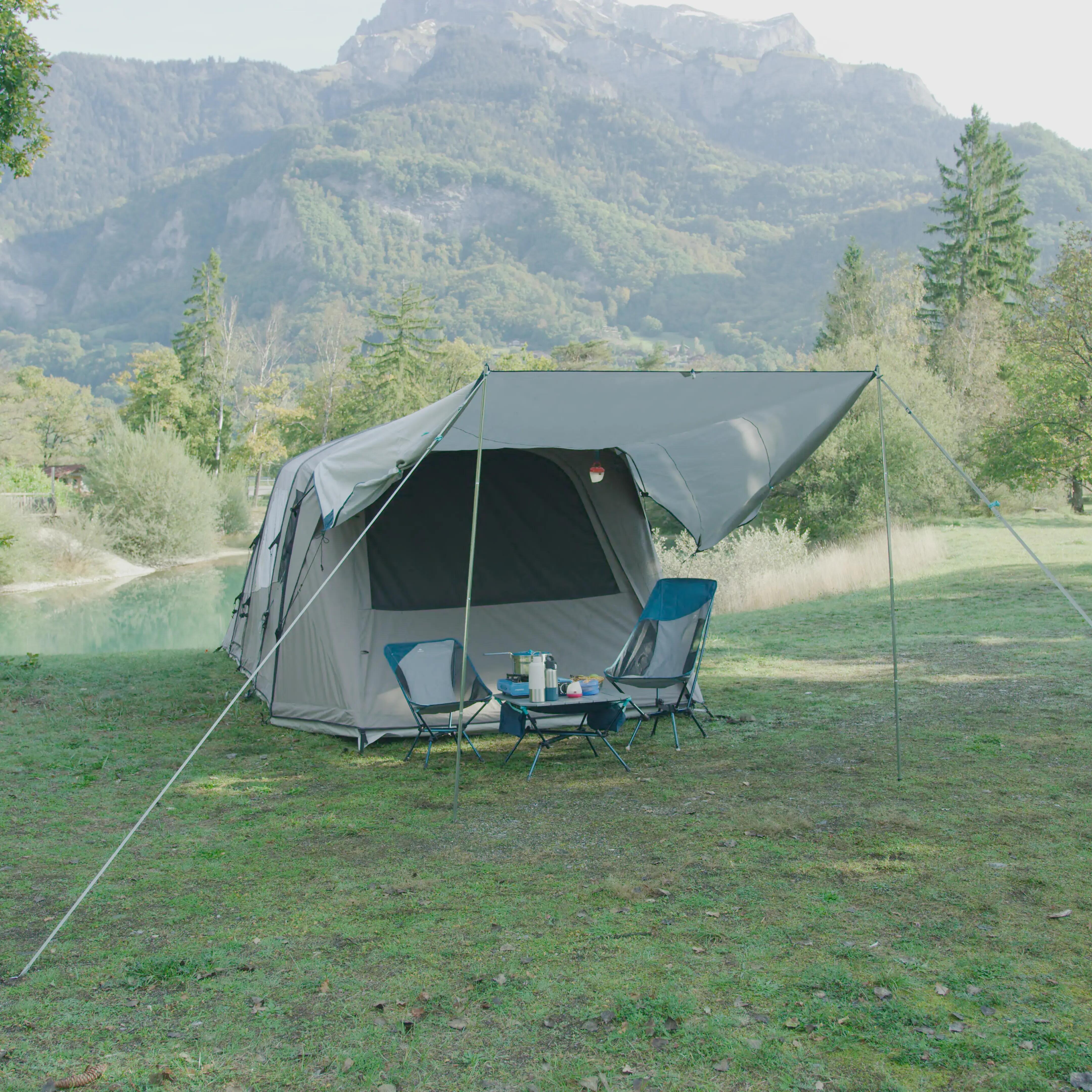 MULTIFUNCTION TARP CAMPING SHELTER - FRESH XL