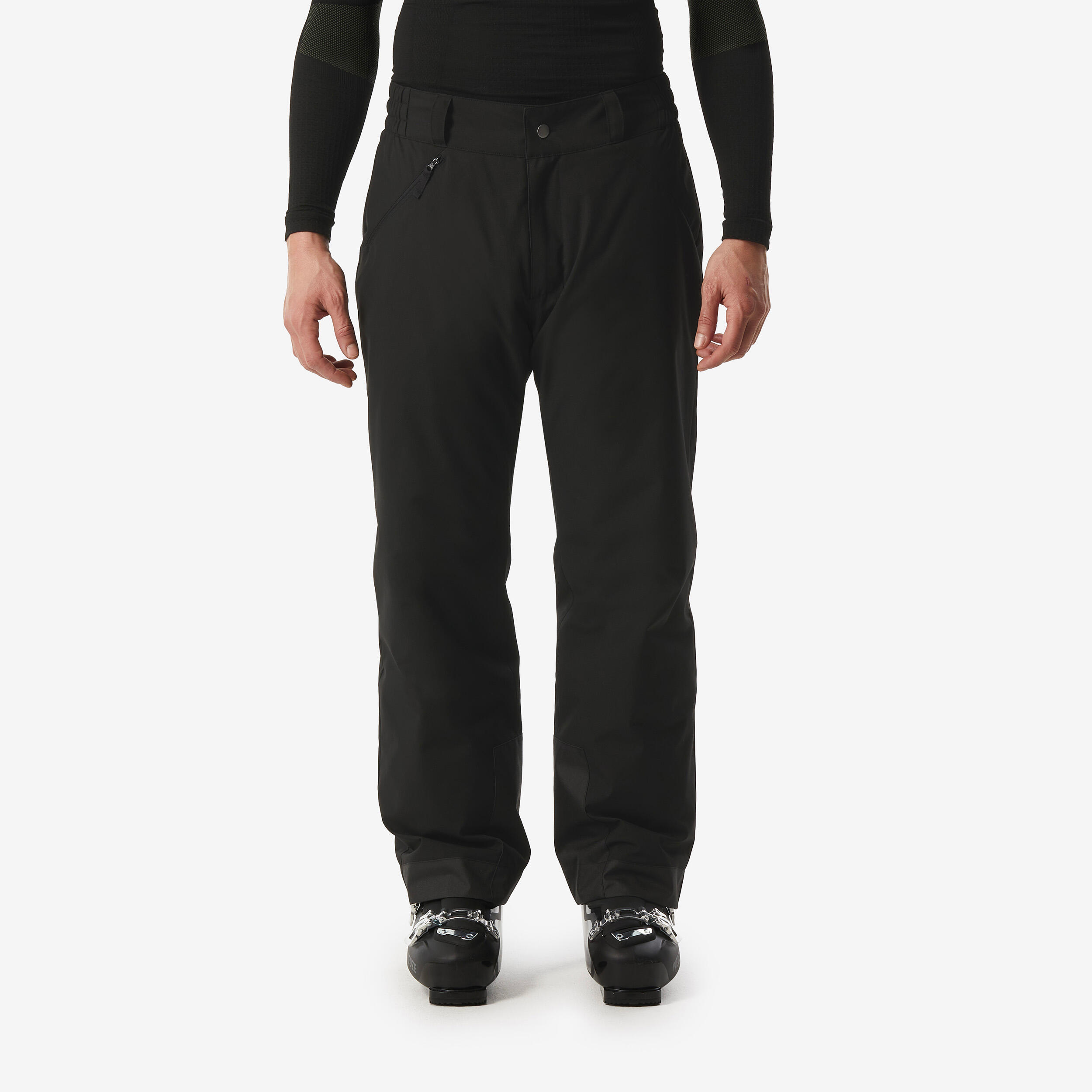 Men's warm and comfortable ski trousers  SNB 100-black