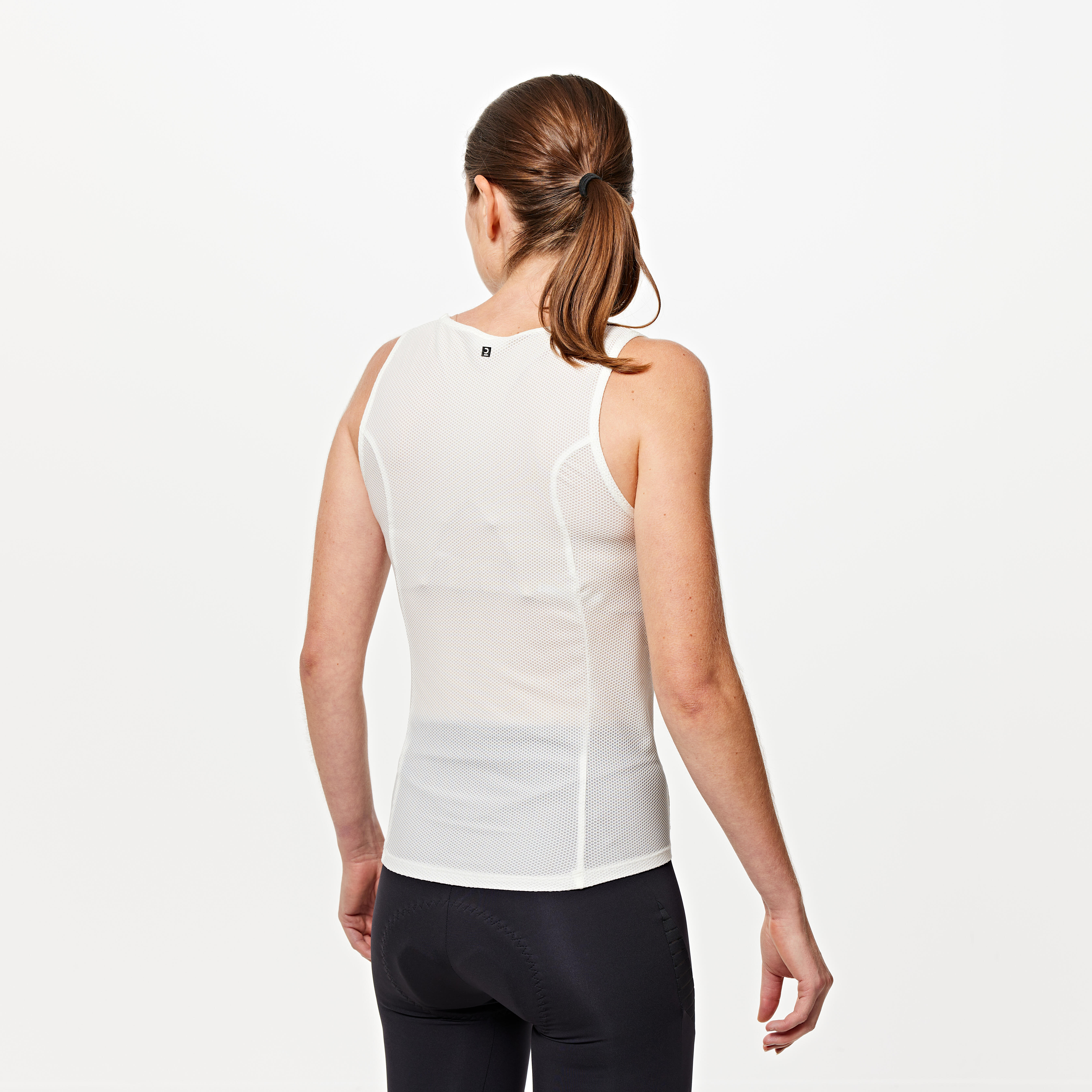 Women's Cycling Mesh Warm Weather Base Layer - White