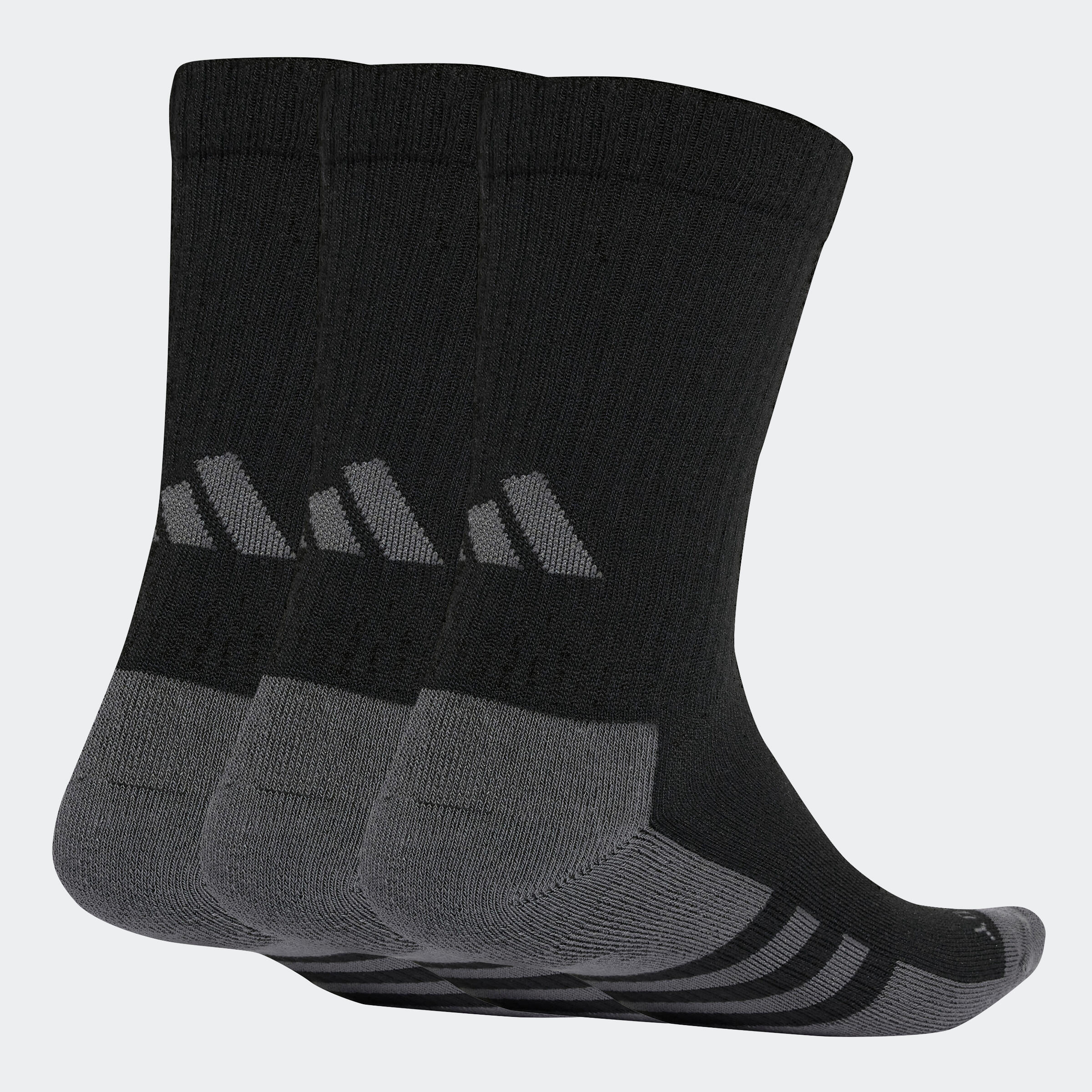 3-Stripe High Socks - Black