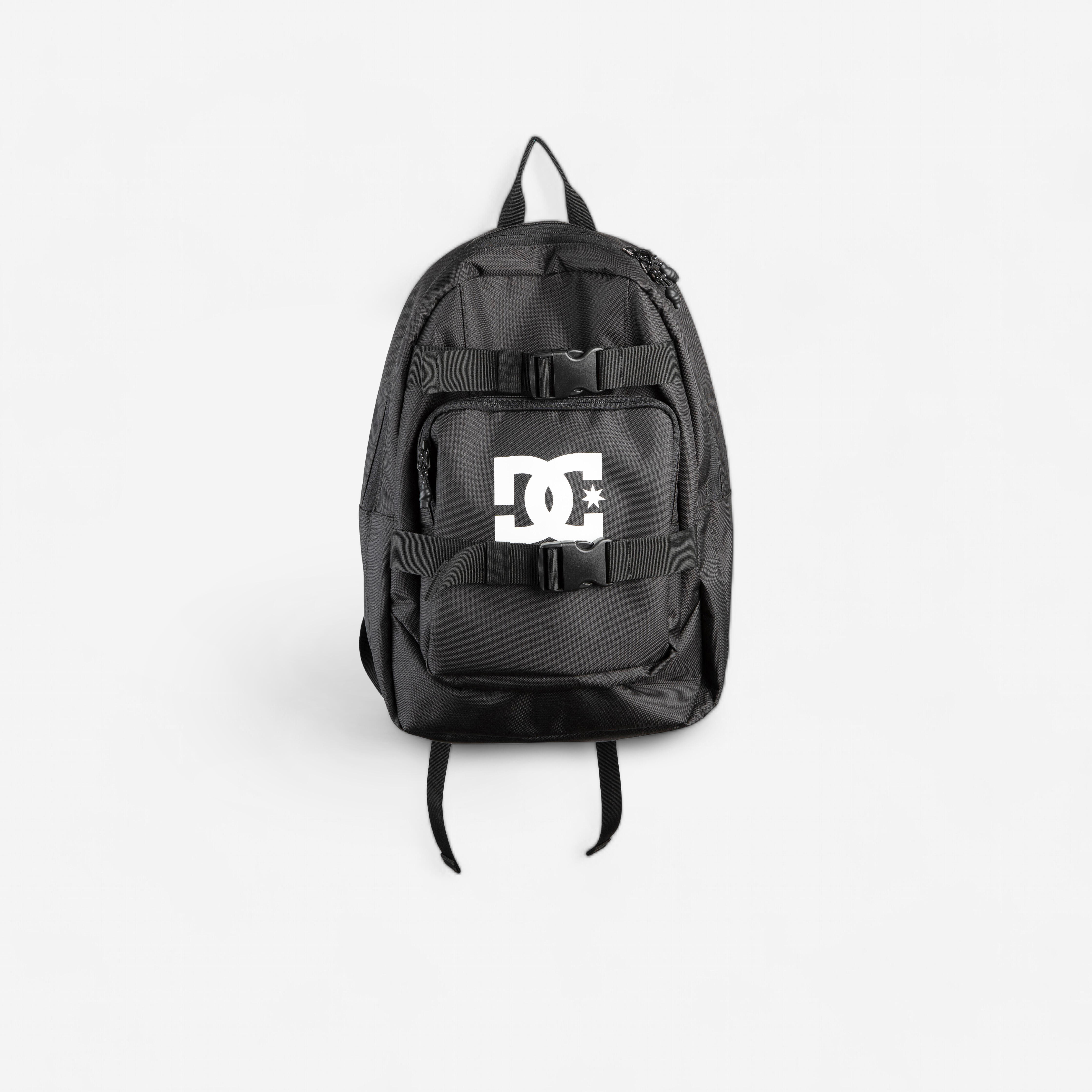 Skateboard Backpack with Skateboard Holder Strapper - Black