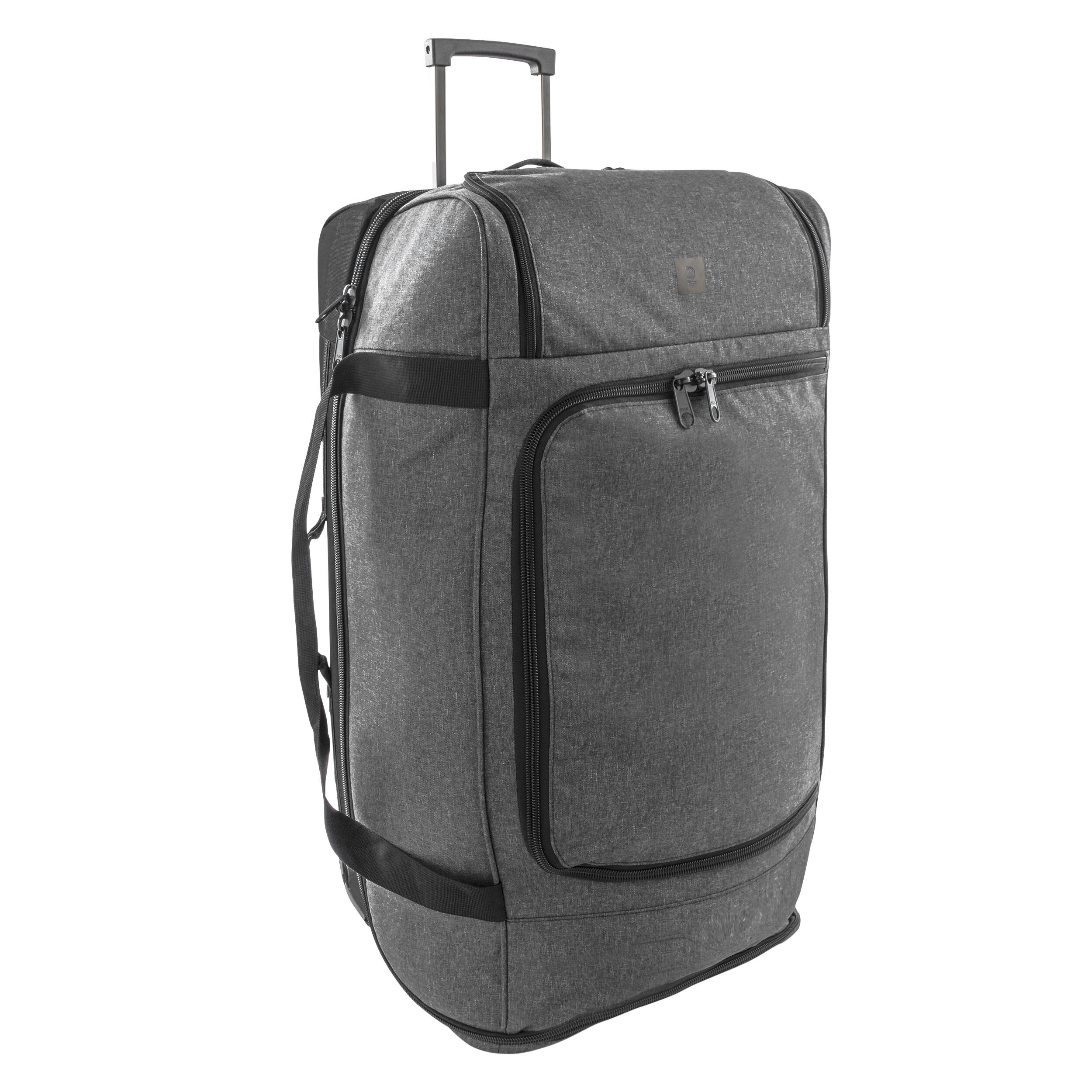 Large football travel suitcase  charcoal