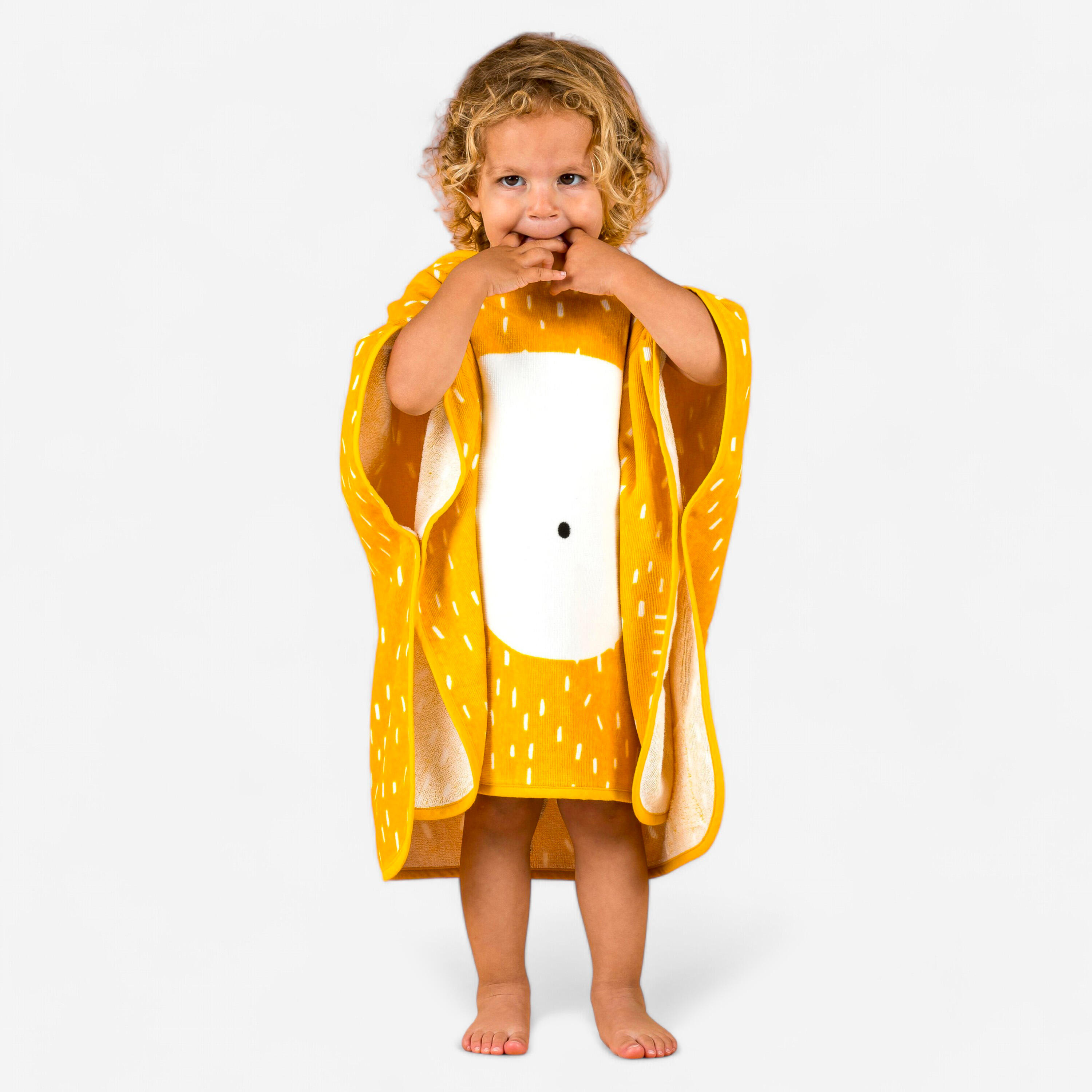 Baby cotton changing poncho - Lion