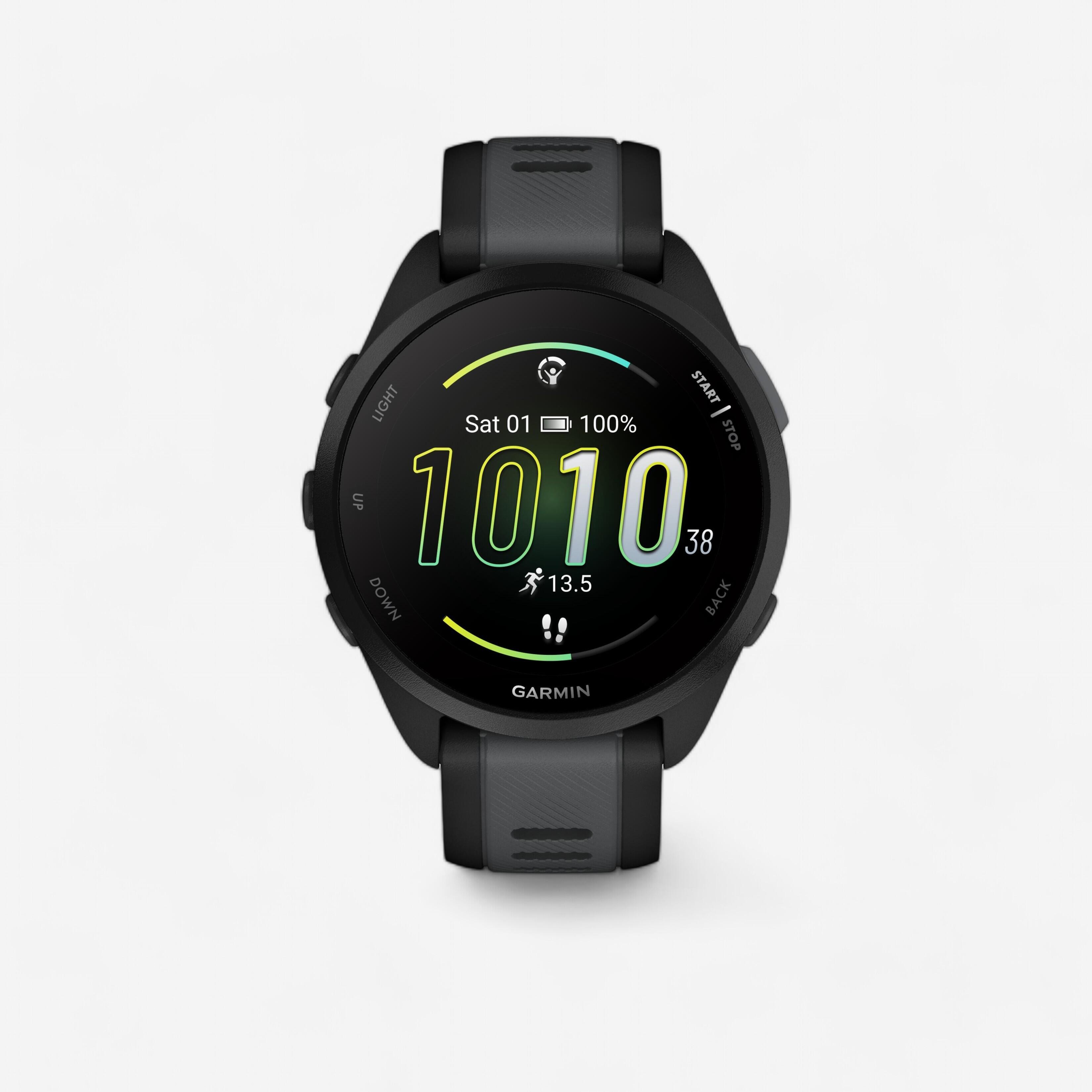 GARMIN FORERUNNER 165 MUSIC GPS smartwatch - BLACK / DARK GREY