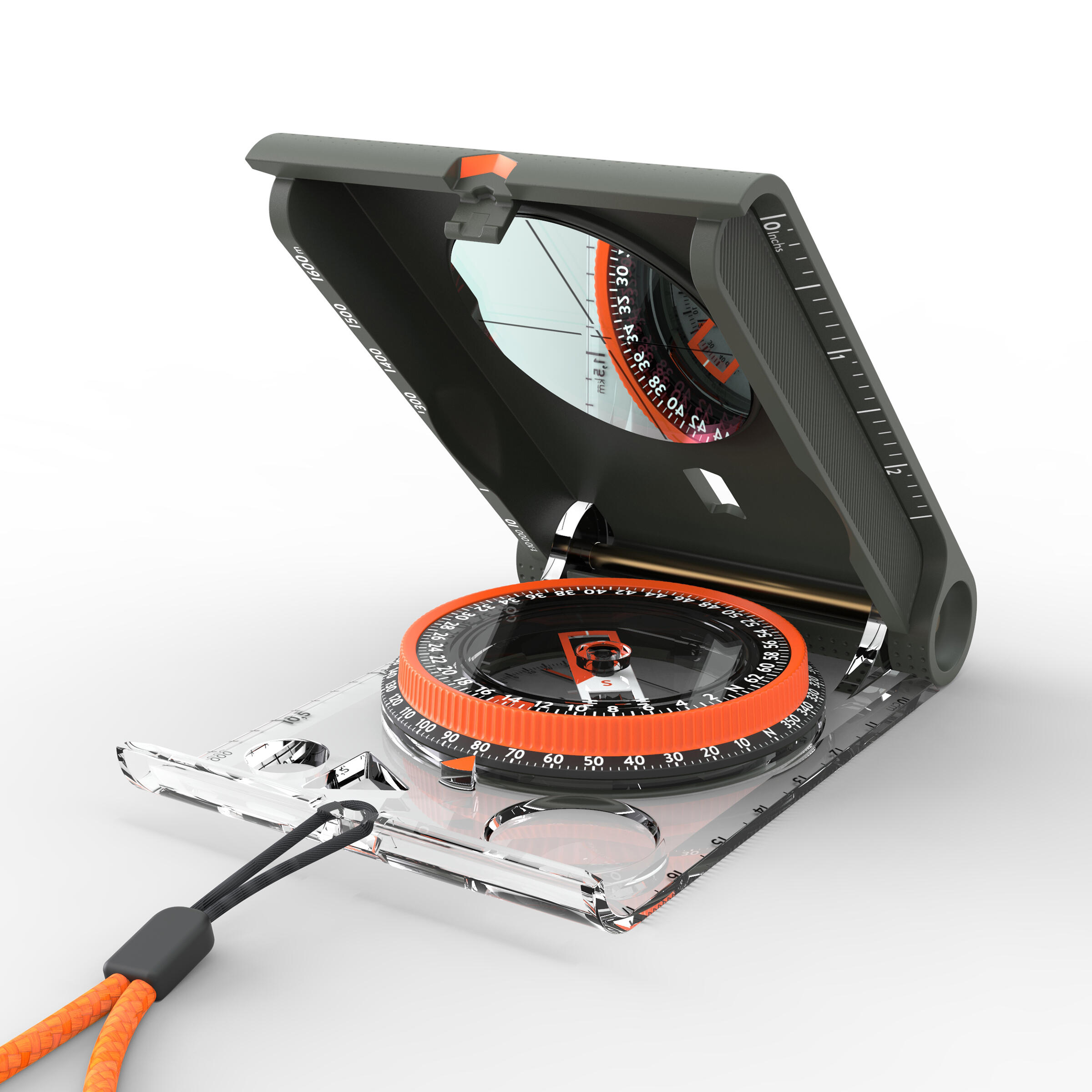 EXPLORER 900 SIGHTING COMPASS IN DEGREES AND MILS