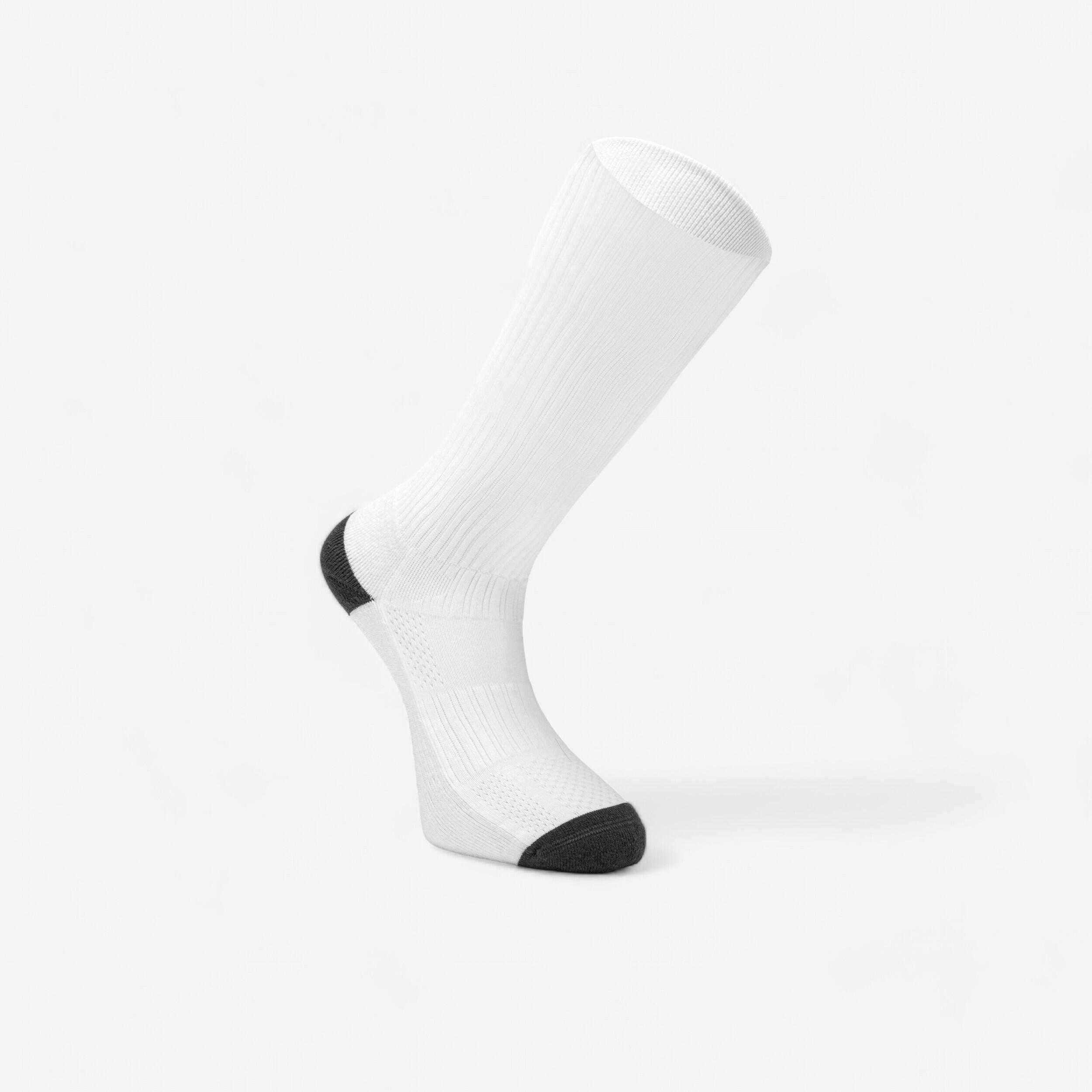 Adult High Handball Socks Single-Pack H500 - White