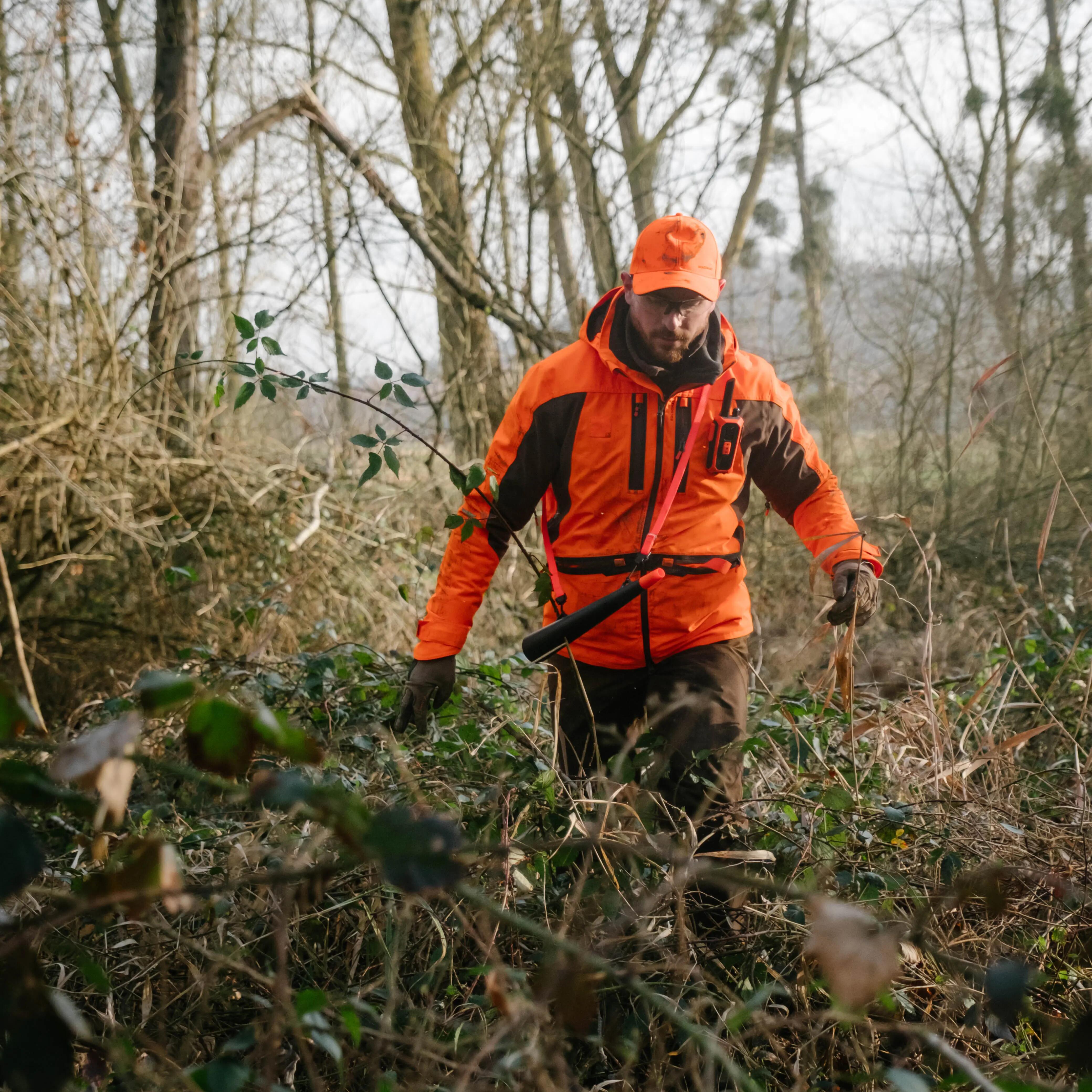 Hunting jacket waterproof renfort neon 900 woodcock