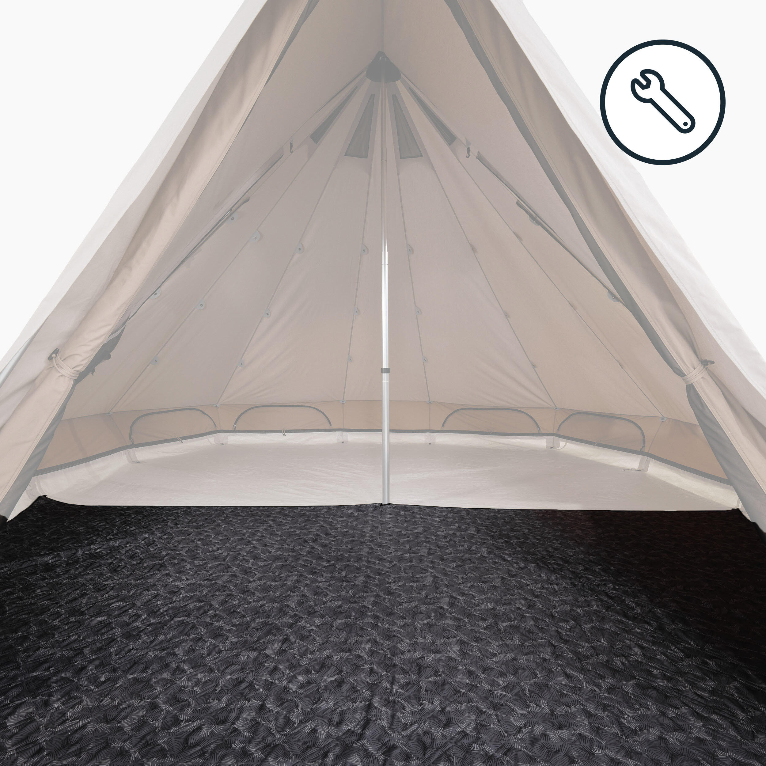 RUG - SPARE PART FOR THE TIPI 5.2 POLYCOTTON TENT
