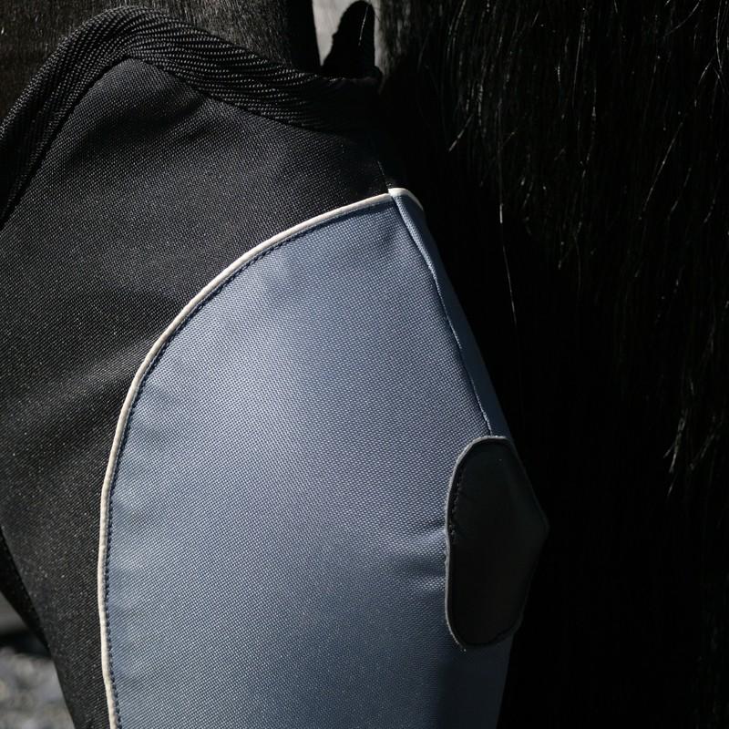 Horse Riding Shipping Boots for Horse/Pony Traveller 500 4-Pack - Grey