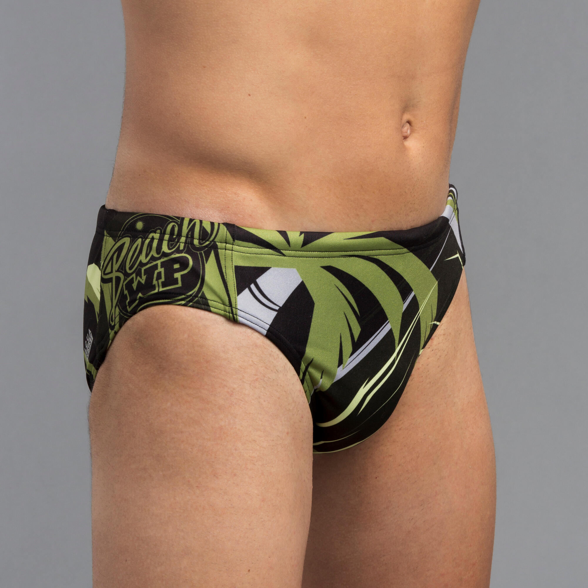 MEN’S WATER POLO SWIMMING TRUNKS BEACH GREEN