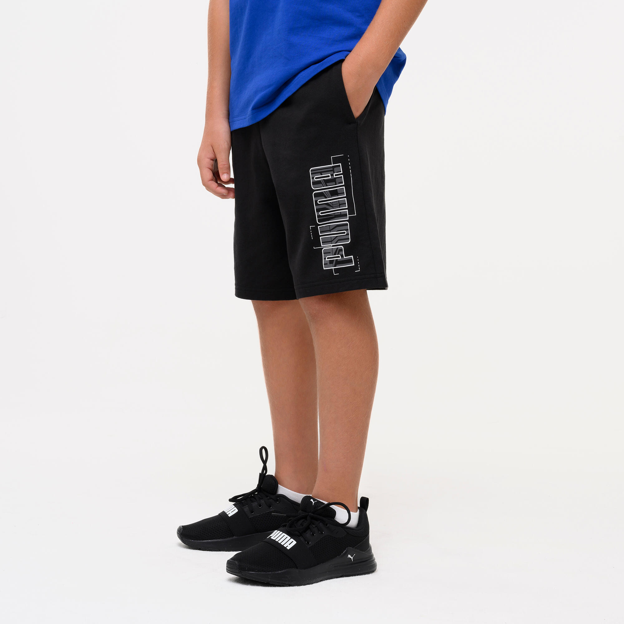 Kids' Cotton Shorts - Black
