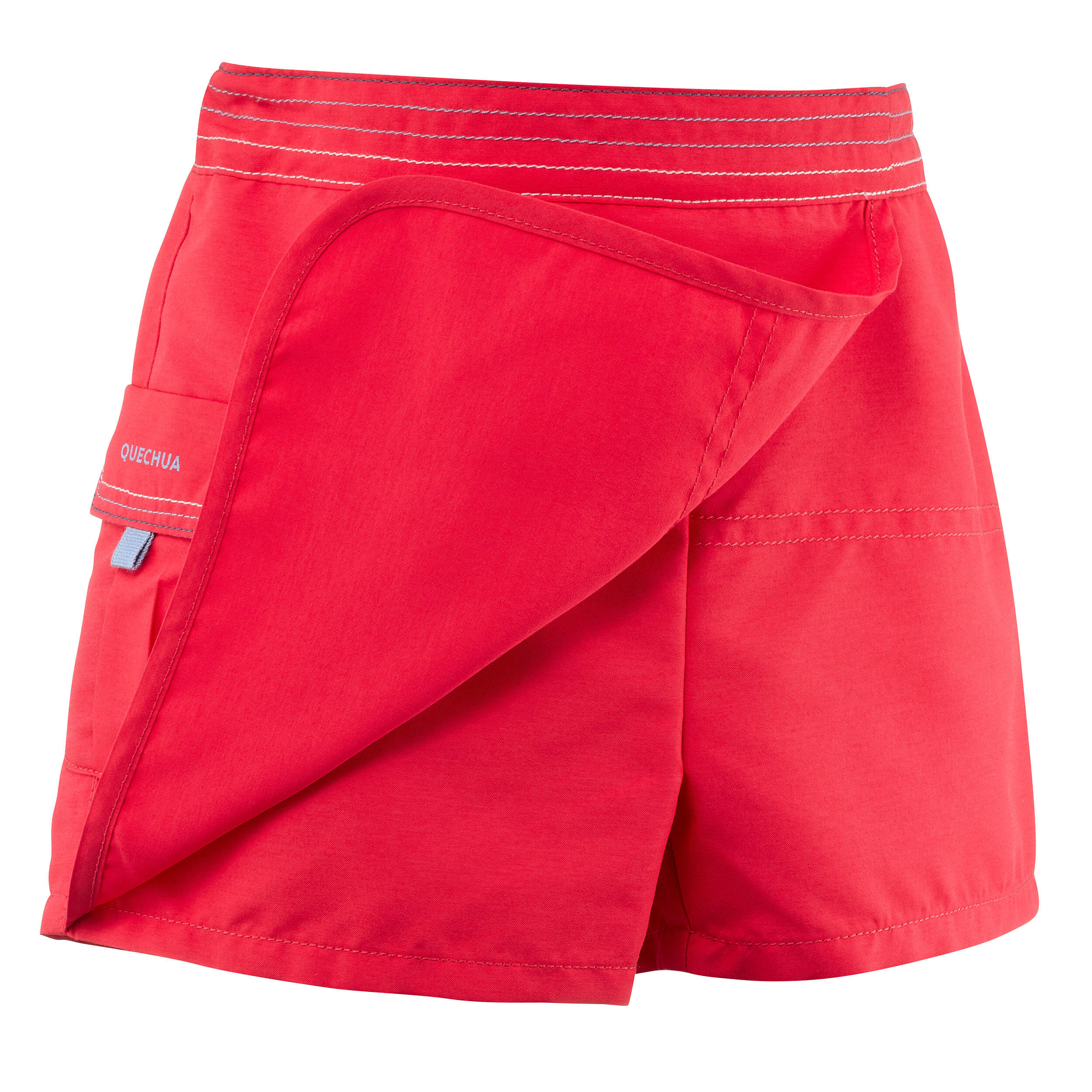 Kids' Hiking Skort MH100 2-6 years - coral pink