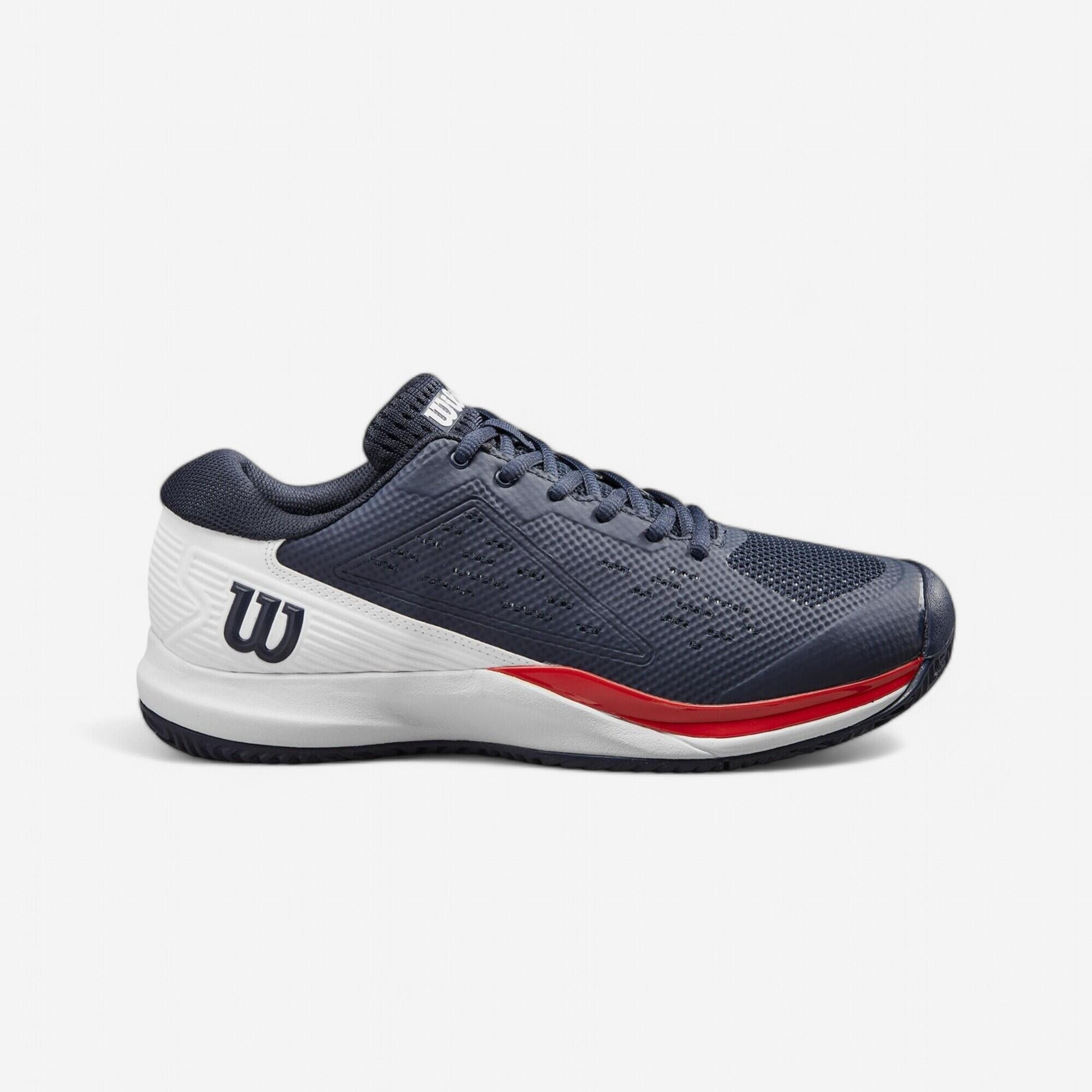 Men's Multicourt Tennis Shoes Rush Pro Ace - Blue/White/Red