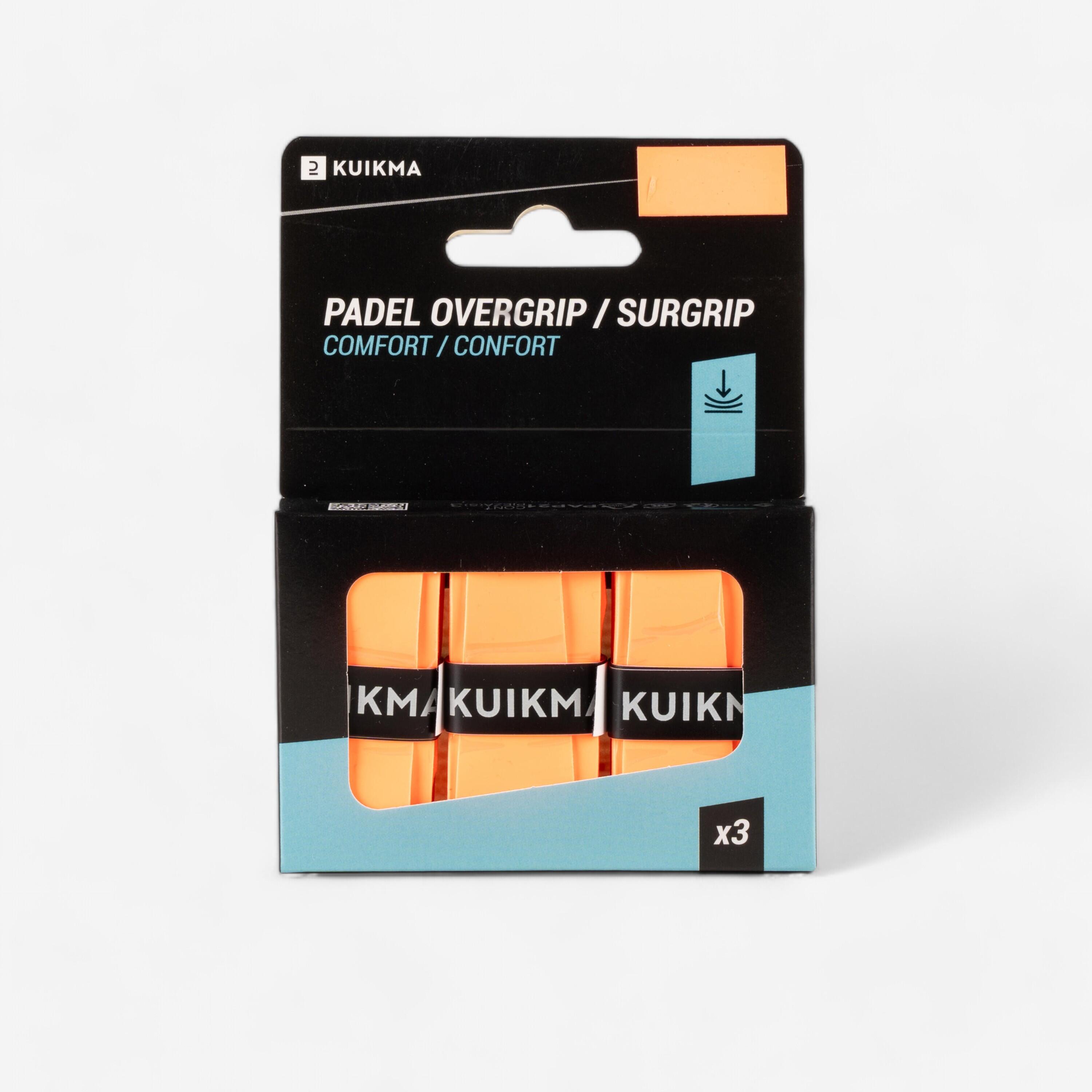 Padel Overgrip Comfort Tri-Pack - Orange