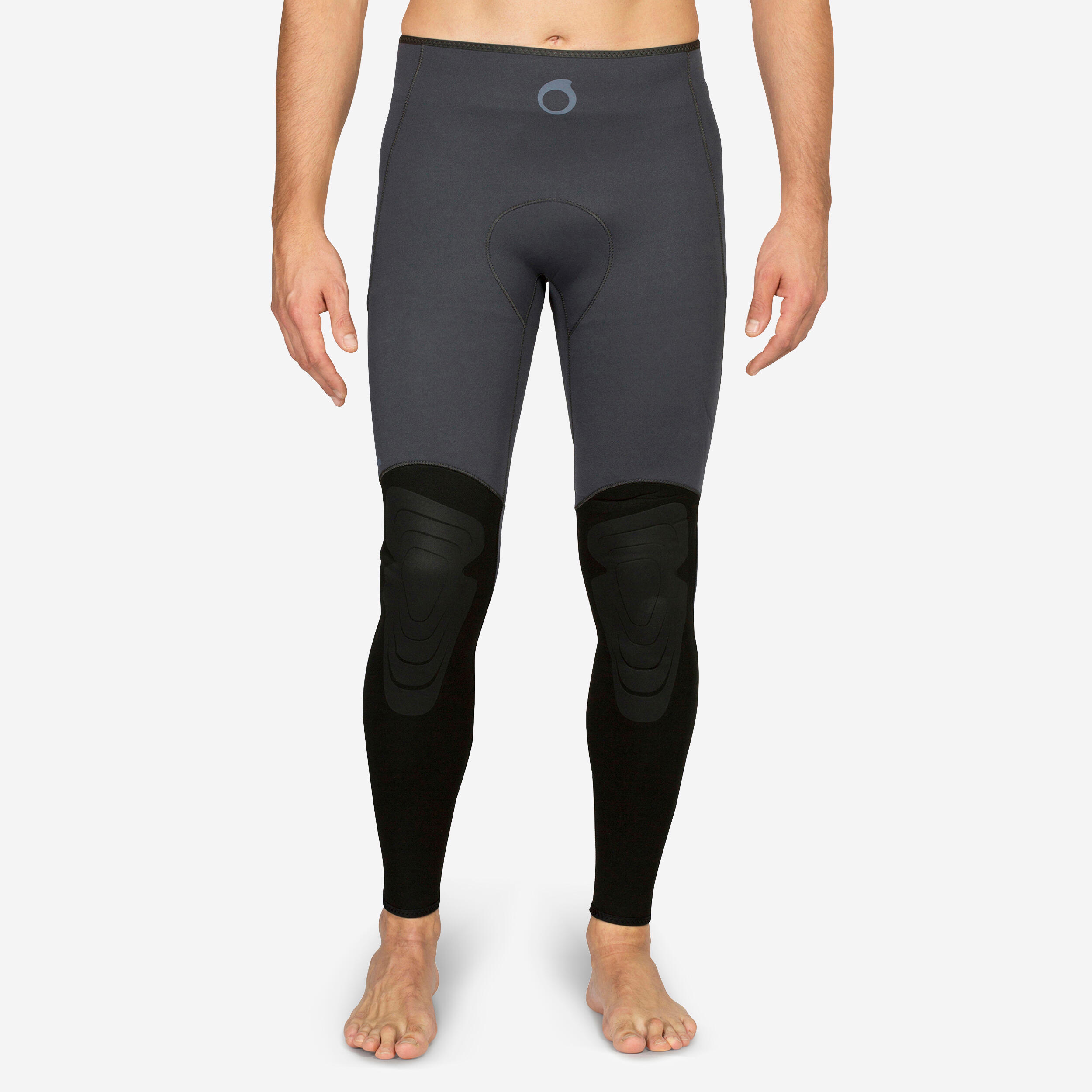 Men's 3 mm neoprene trousers SPF 500 grey