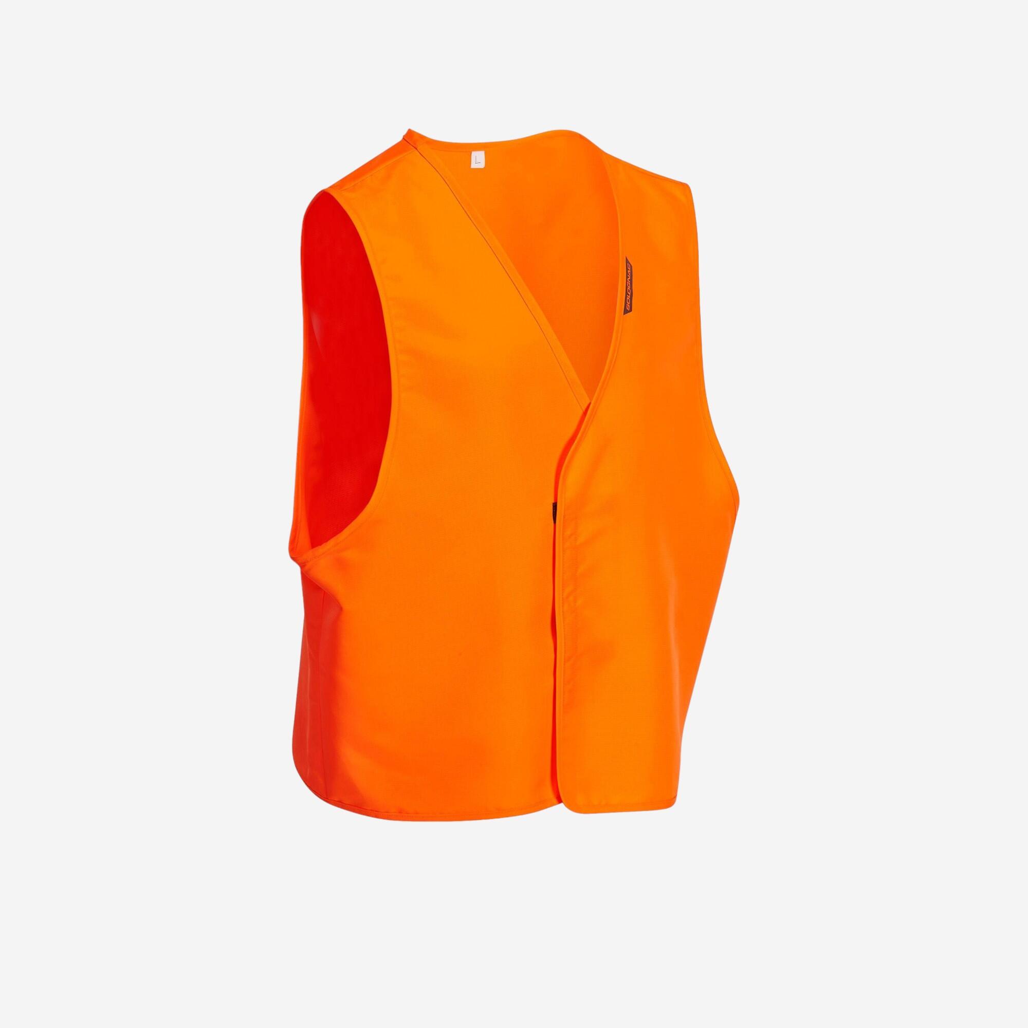 Kids' High Visibility Neon Bib - Orange