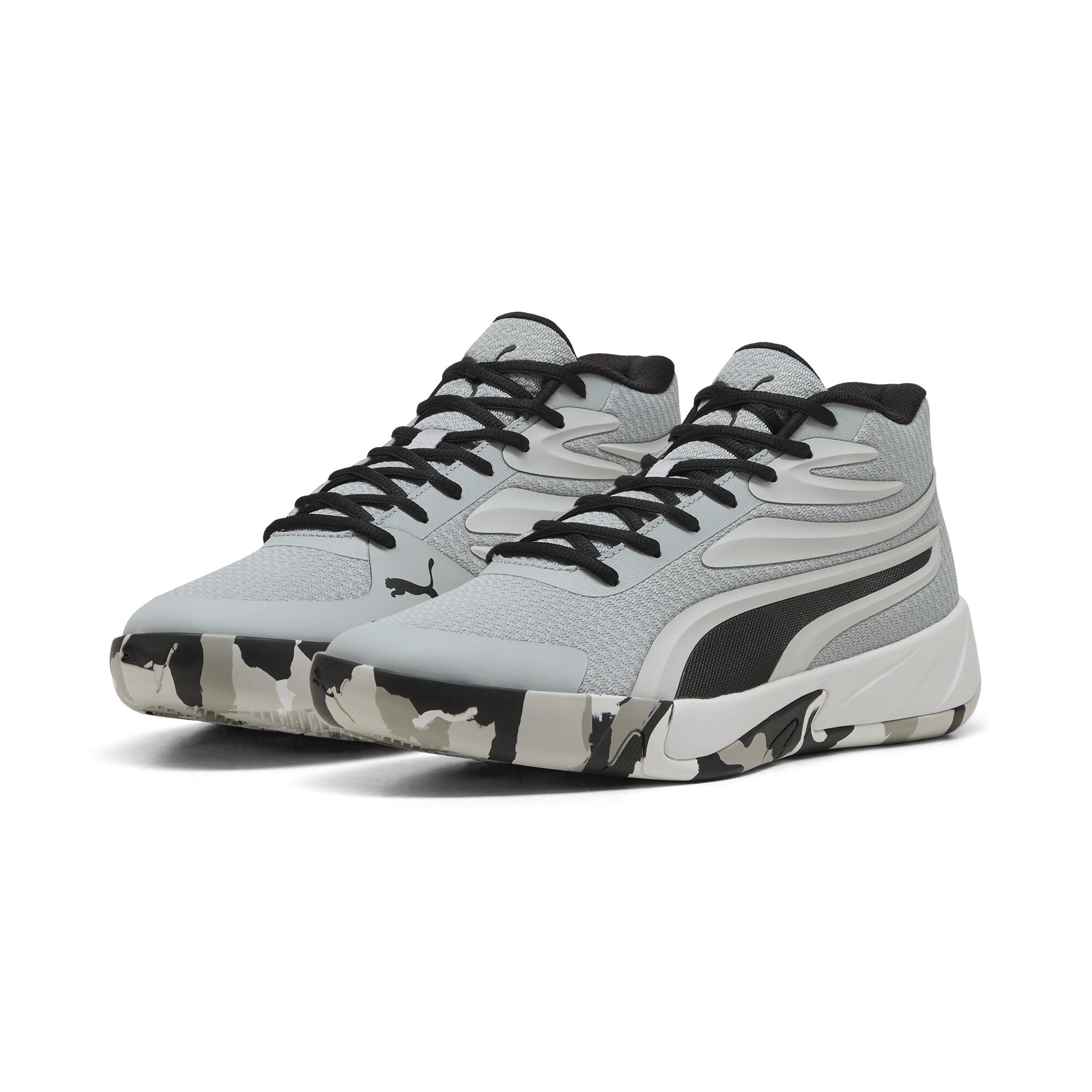Adult Basketball Shoes Court Pro - Grey & White