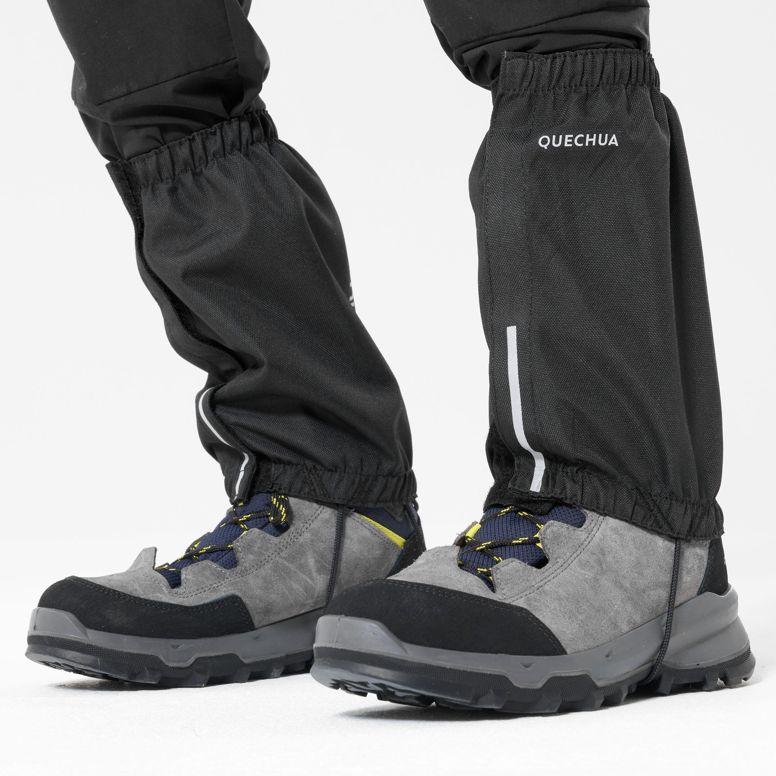 Children's hiking gaiters - black