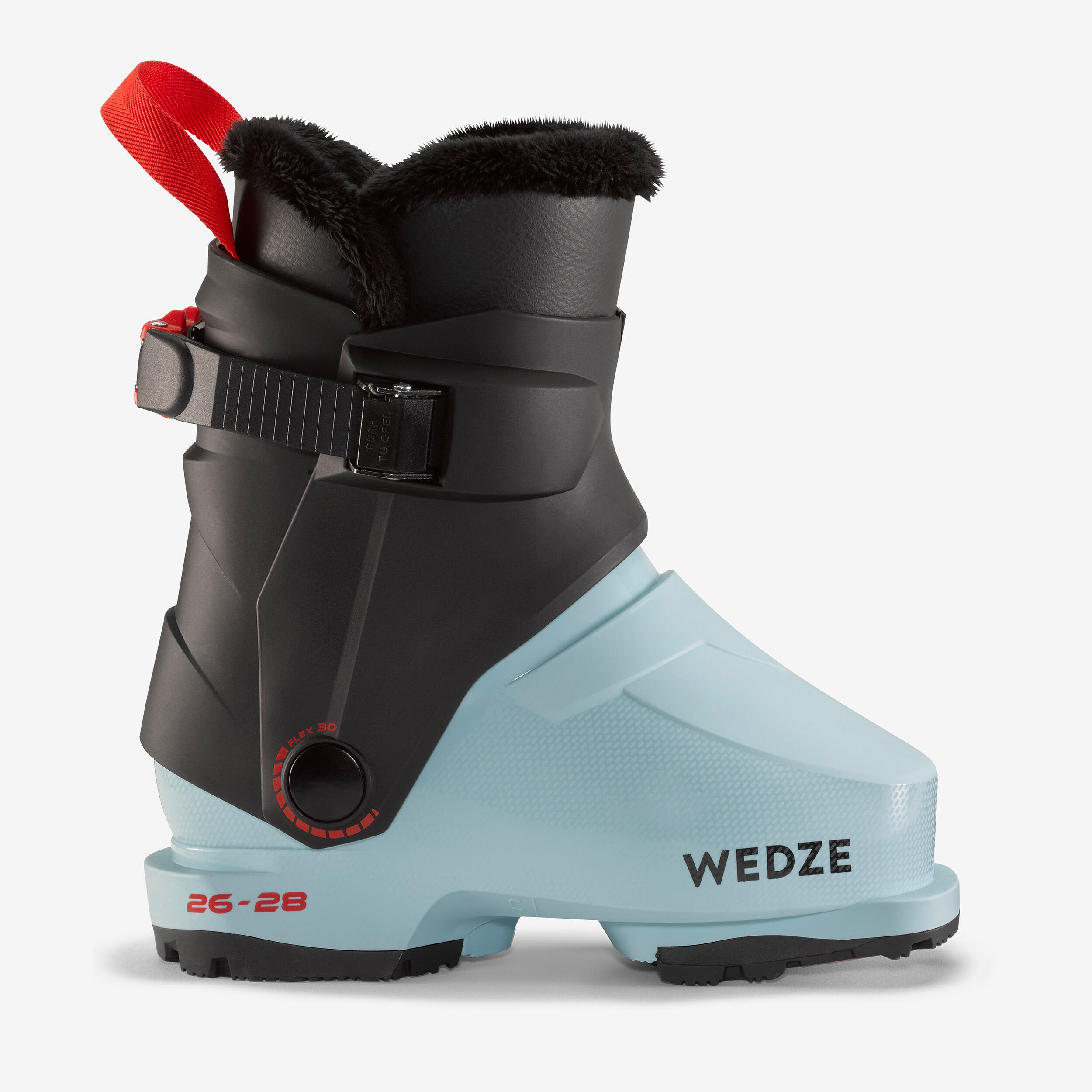 Kids’ Ski Boots with Adjustable Sizes 100 - Blue