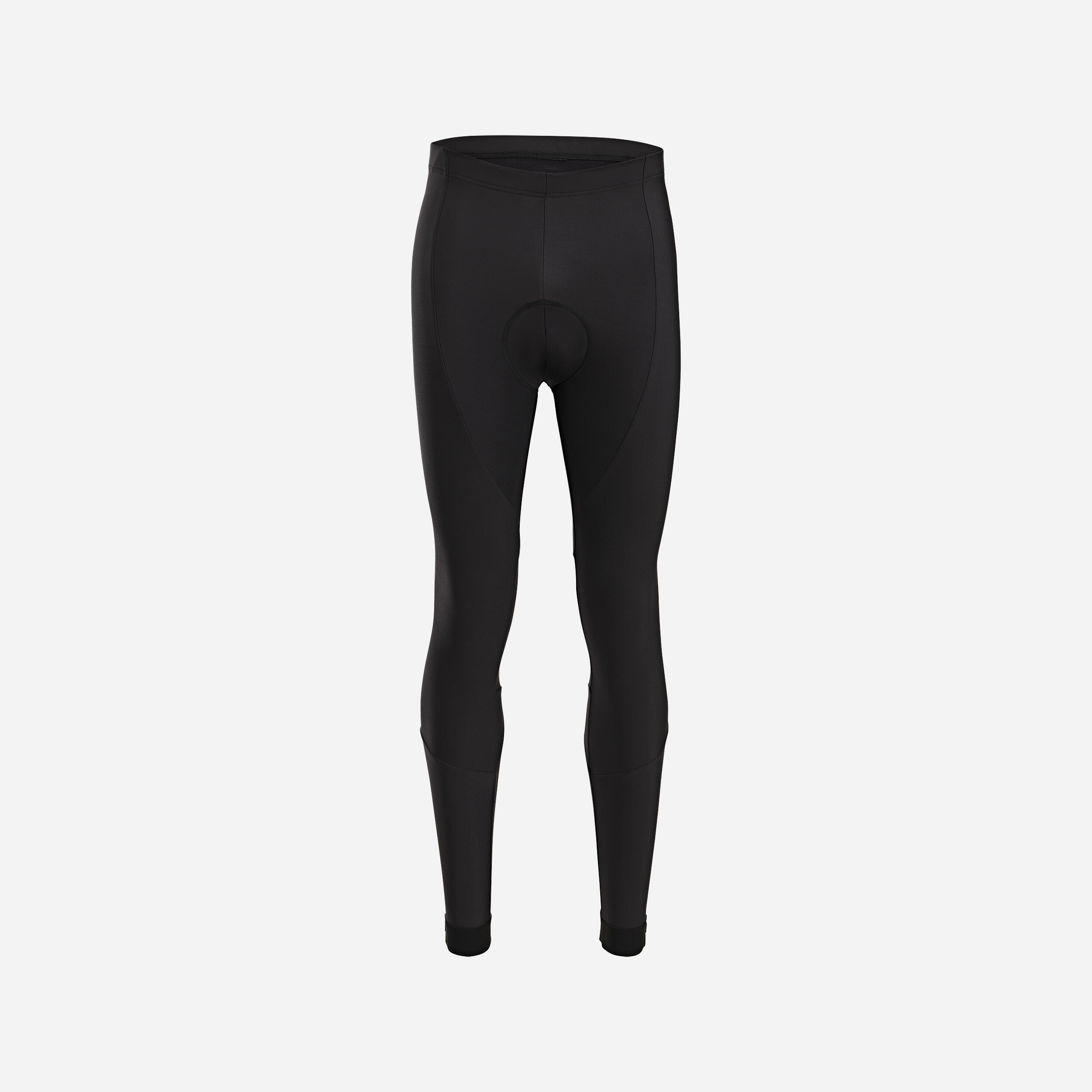 RC500 Men's Super Roubaix Winter Cycling Tights - Black