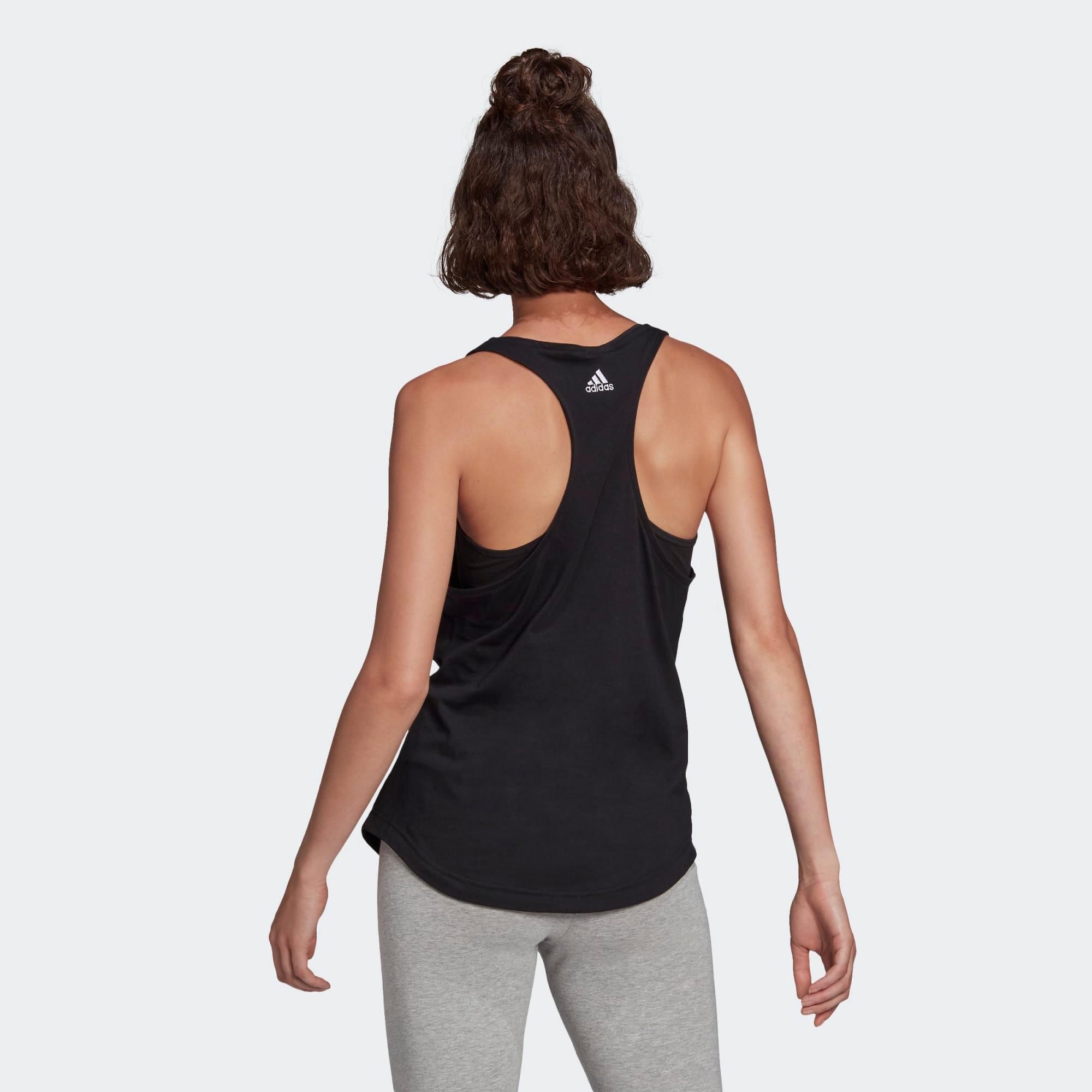 Women's Fitness Tank Top Linear - Black