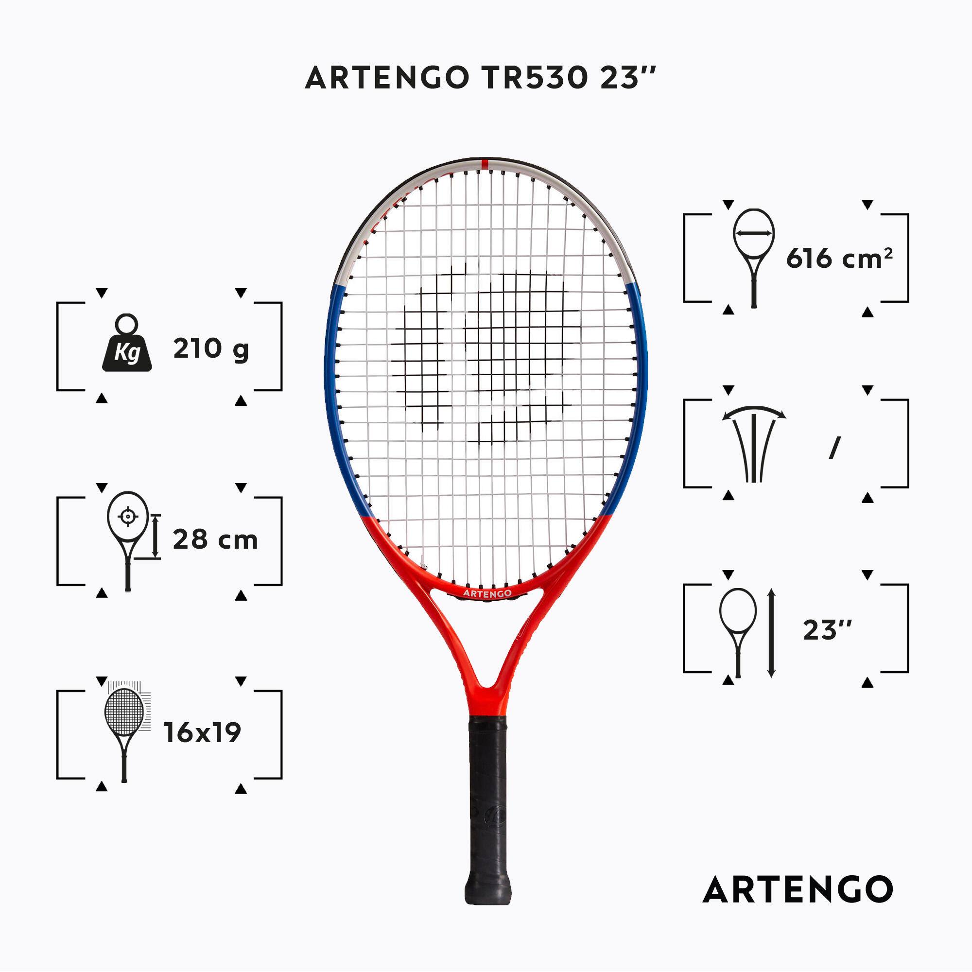 TR530 23 Kids' Tennis Racket