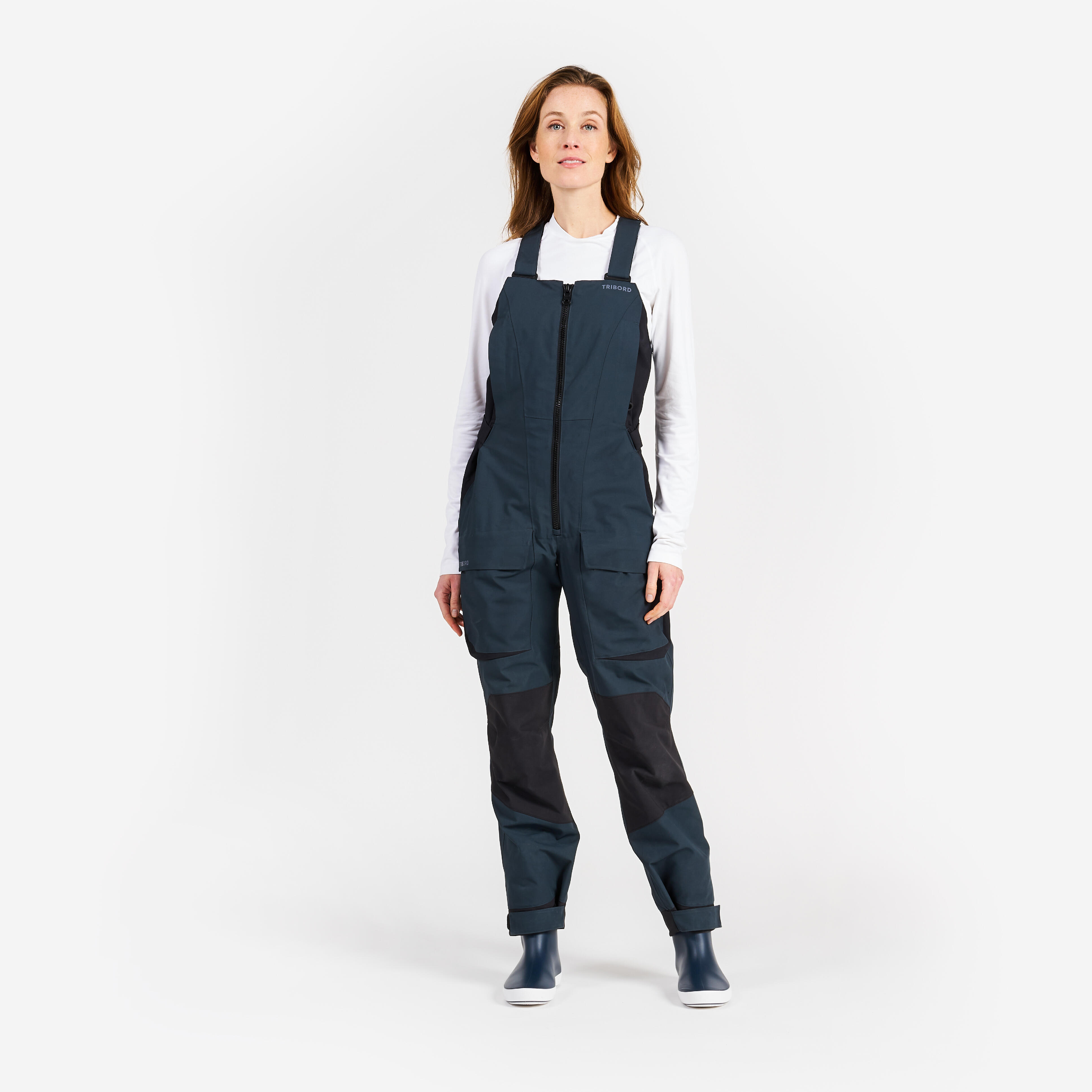 Adult's sailing watch Overalls - Overalls 500 dark grey