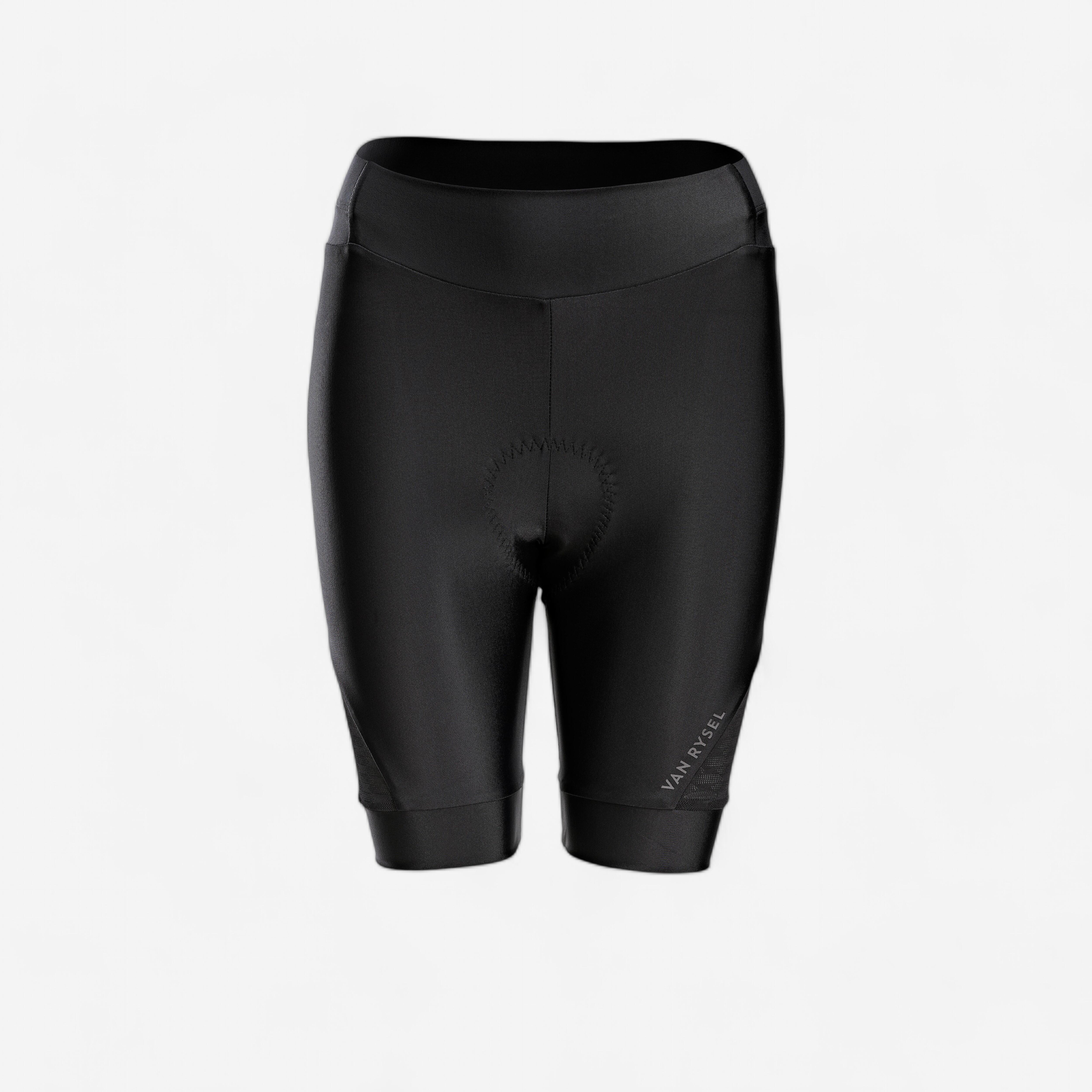 Women's Bibless Summer Road Cycling Shorts Discover - Black