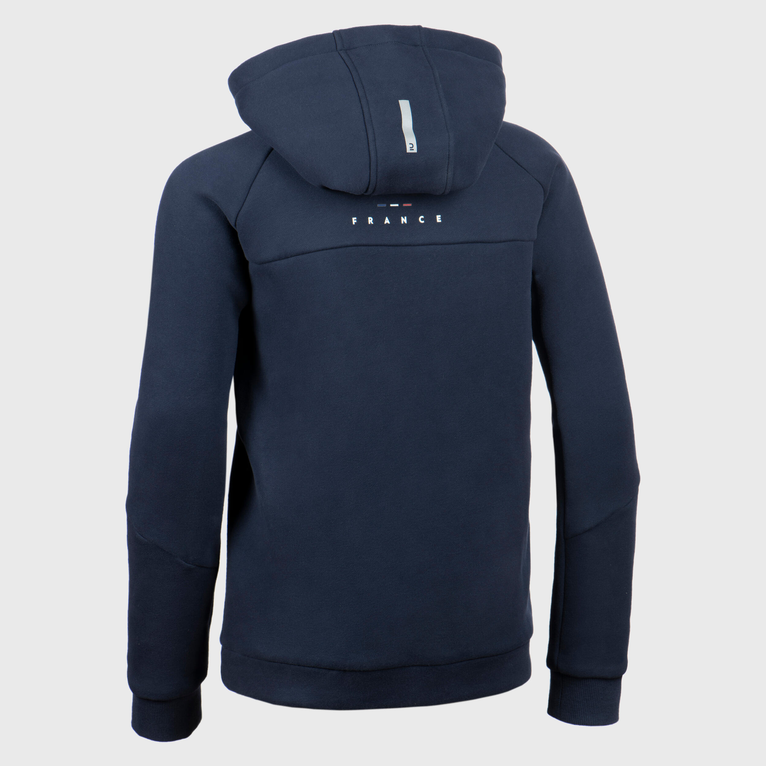 Kids' Rugby Hoodie Sweatshirt R500 France - Blue