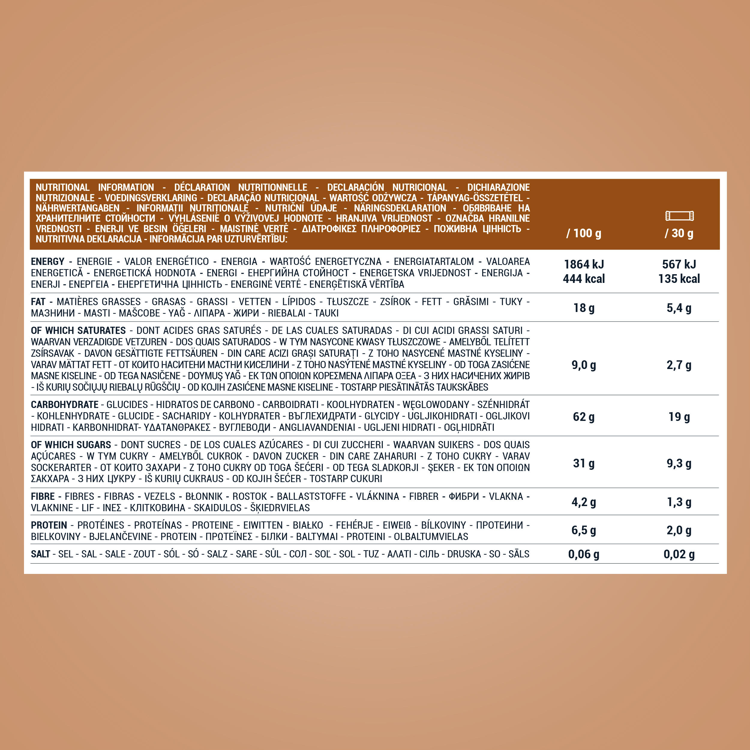 Coated Bio Chocolate cereal bar x15