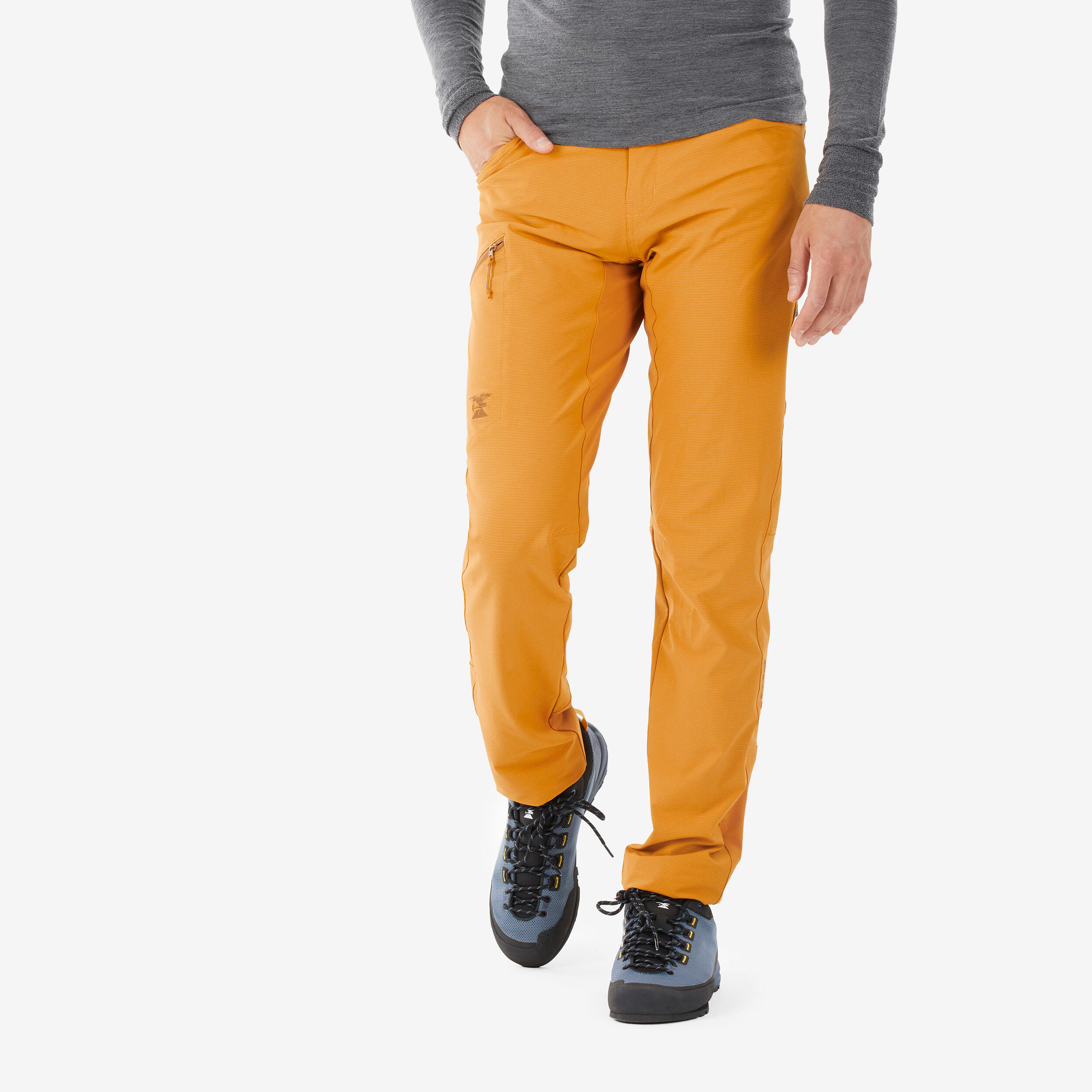 Men's Big Wall Climbing Pants EDGE - Ochre