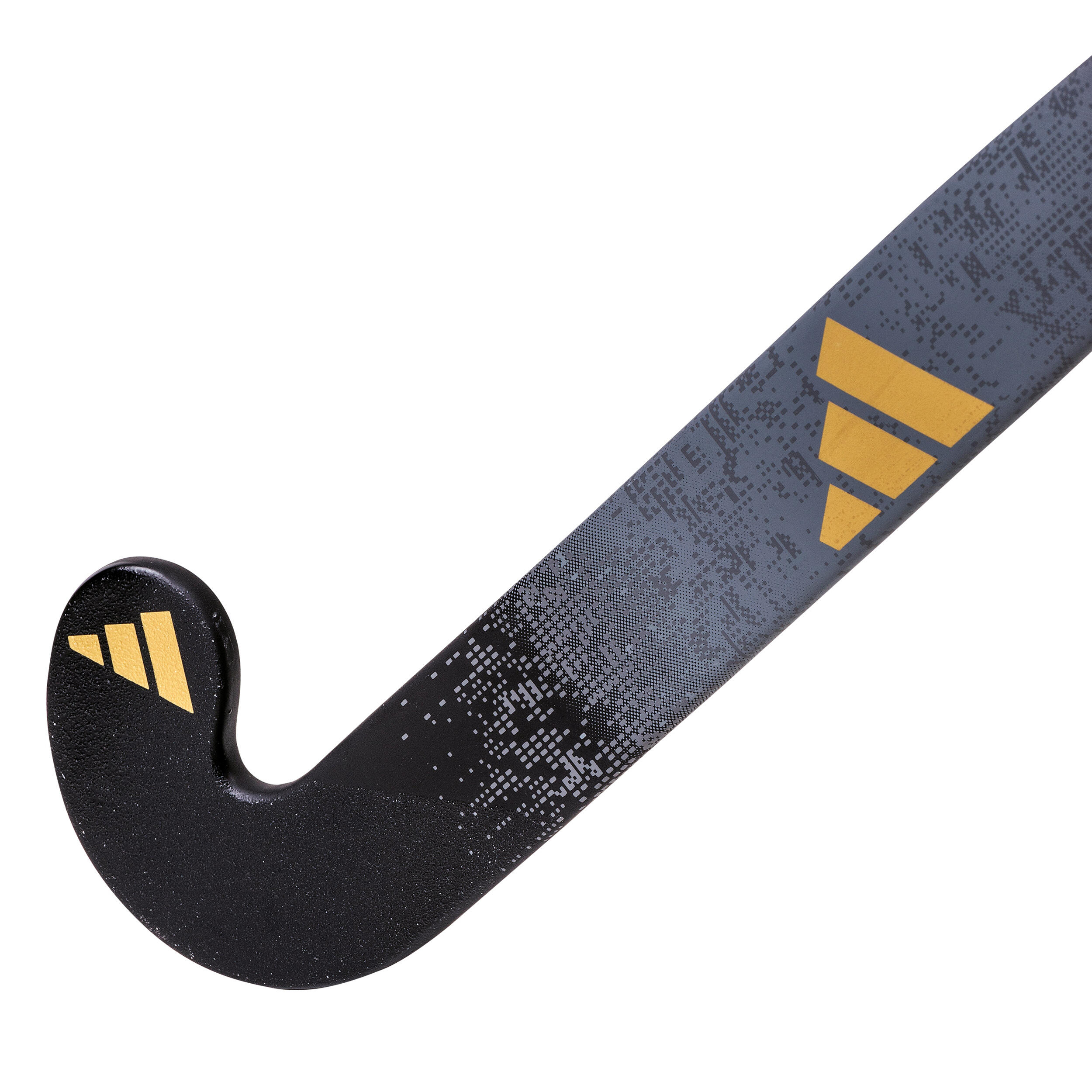 Adult Intermediate 20% Carbon Mid Bow Field Hockey Stick Estro .7 - Black/GoldBlack and gold