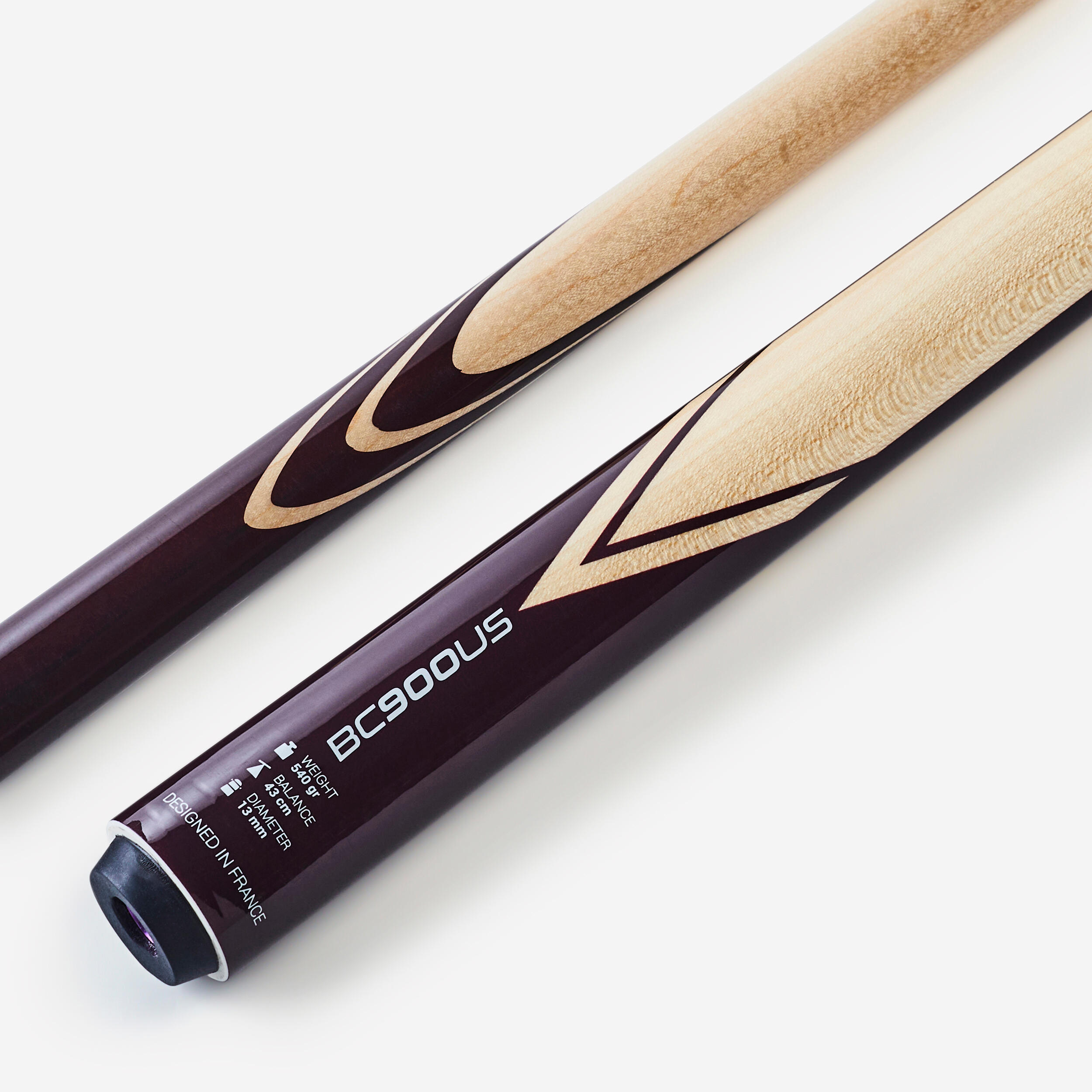 Two-Piece Half-Jointed Pool Cue 13 mm BC 900 US