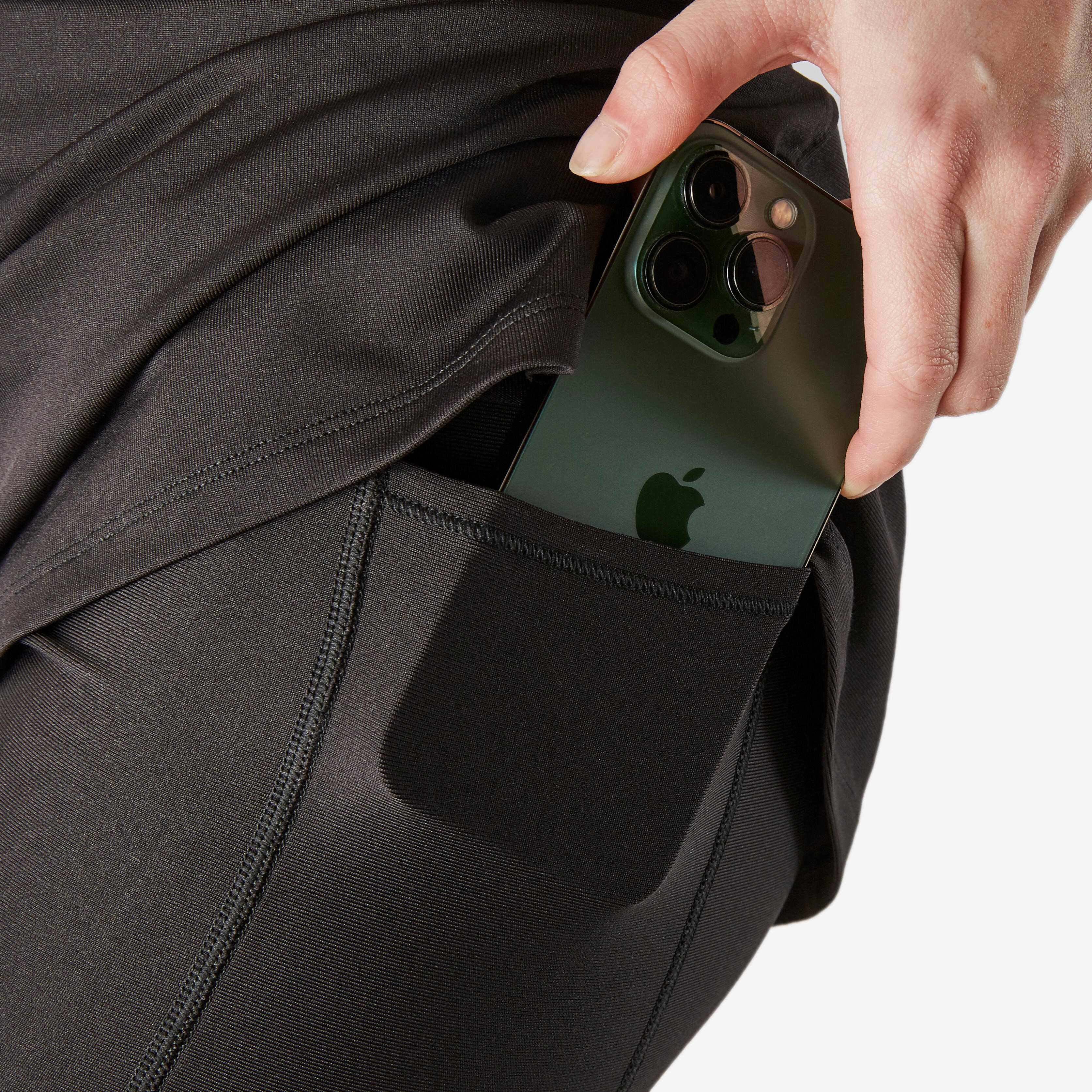 Women's Skirt with Shorts - Black