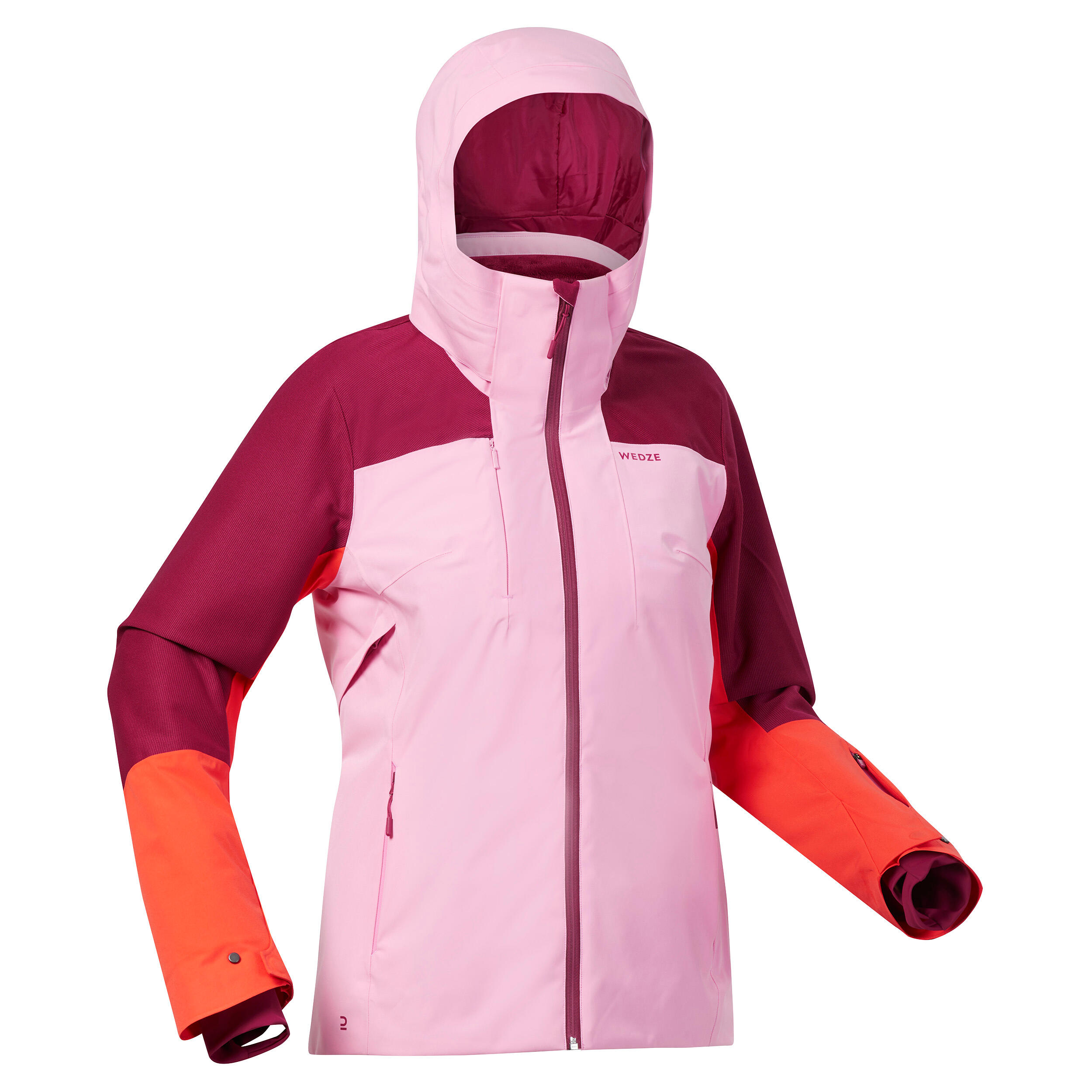 Women’s Ski Jacket 500 Sport - Fuchsia Pink