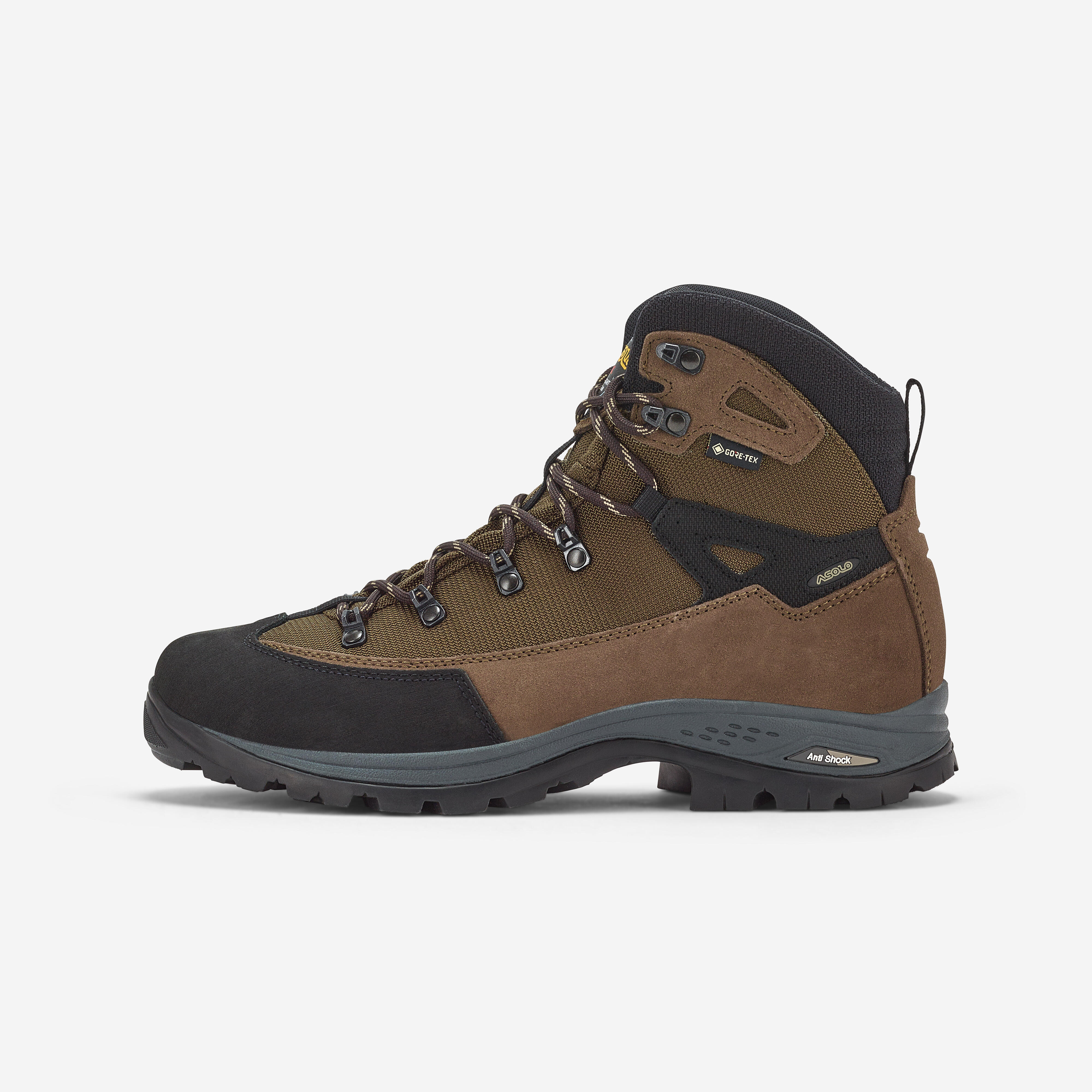 Men's waterproof hunting boots Asolo X-Hunt Land Gore-tex Vibram V2 brown