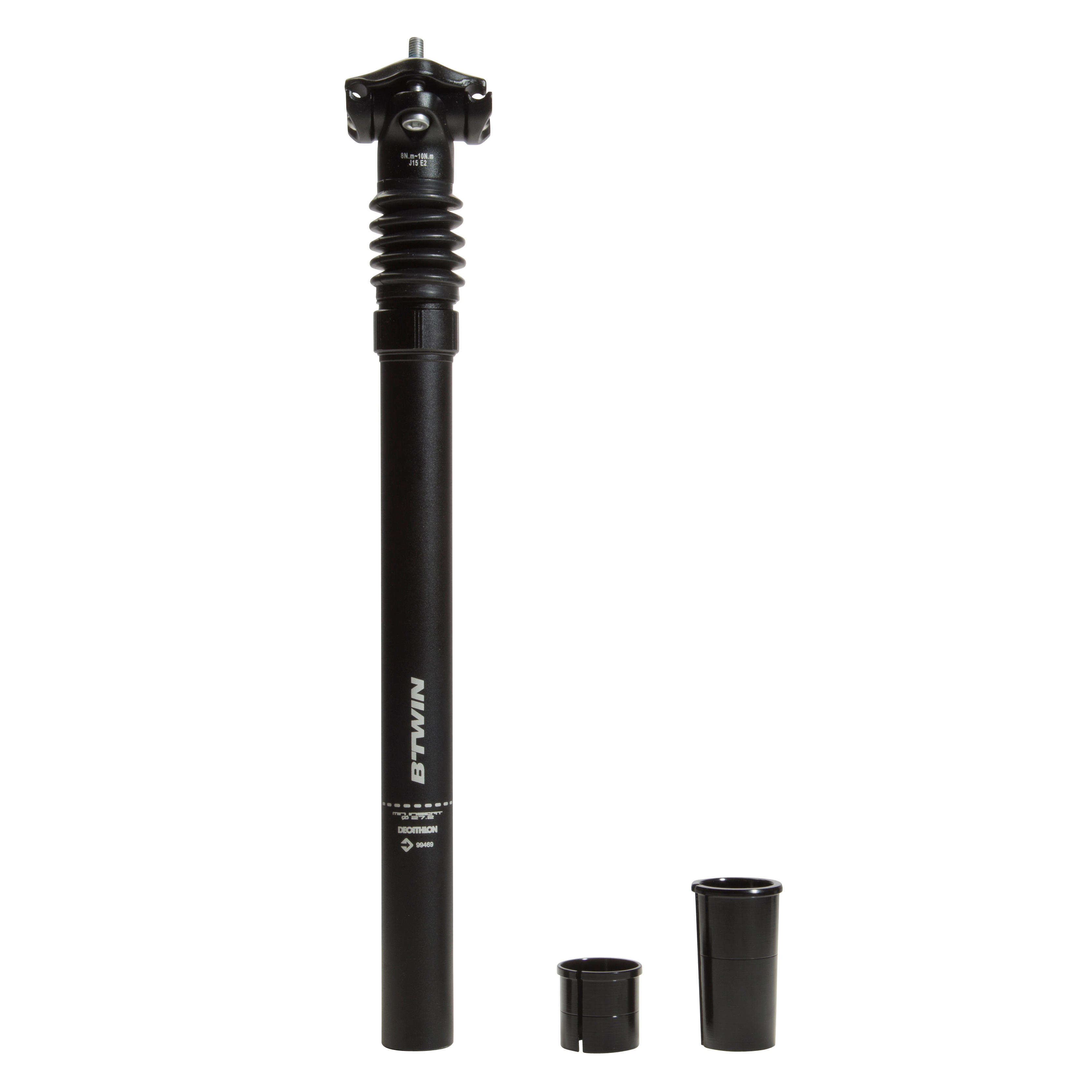 Seat Post With Suspension 27.2mm Diameter And 29.8mm - 33mm Adaptor