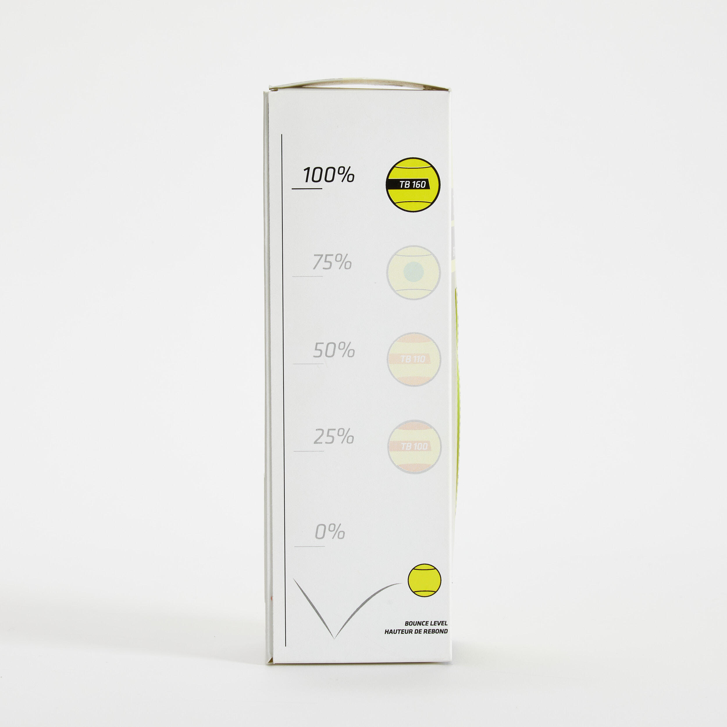 Tennis Ball TB160 Tri-Pack - Yellow