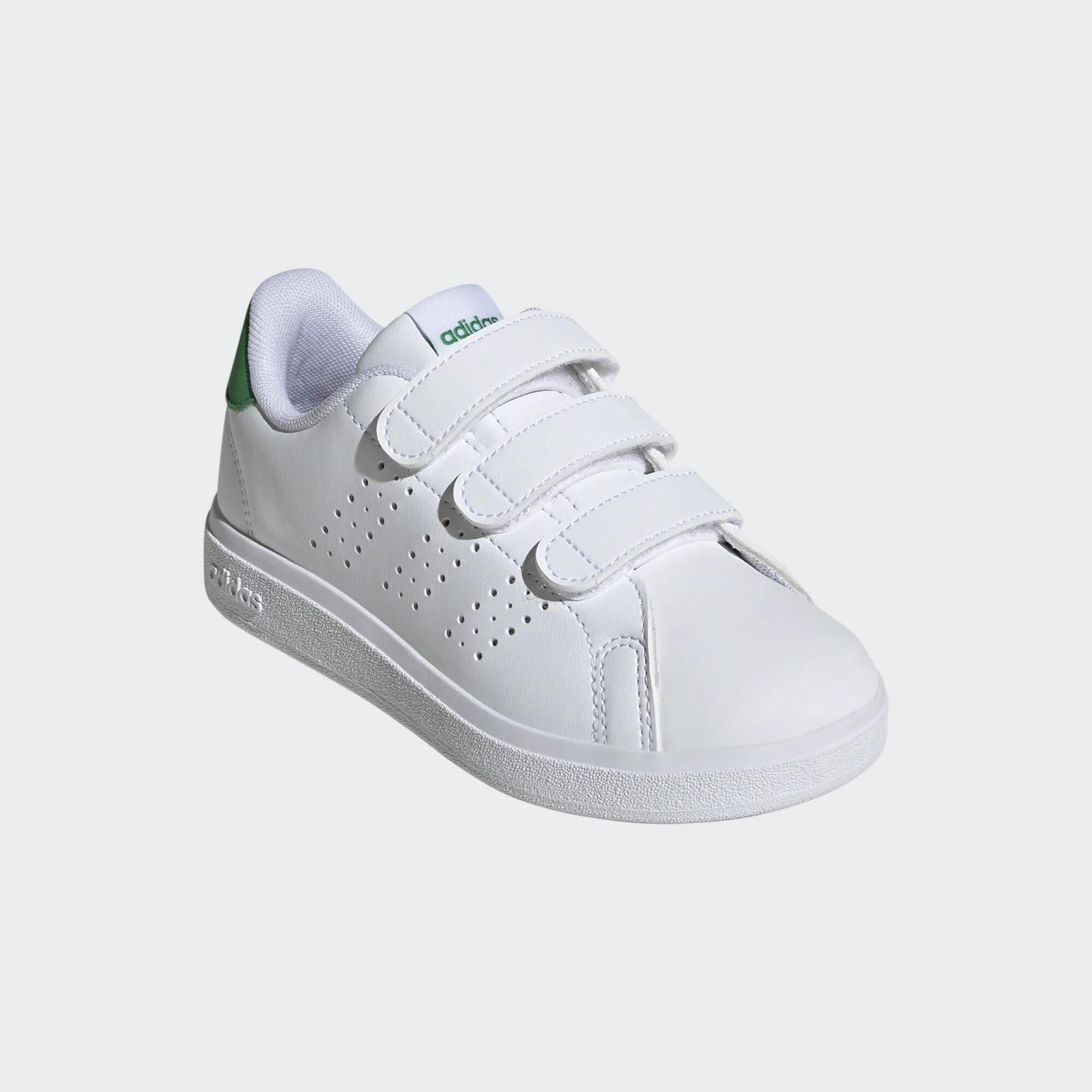 Kids' Rip-Tab Shoes Advantage - White & Green