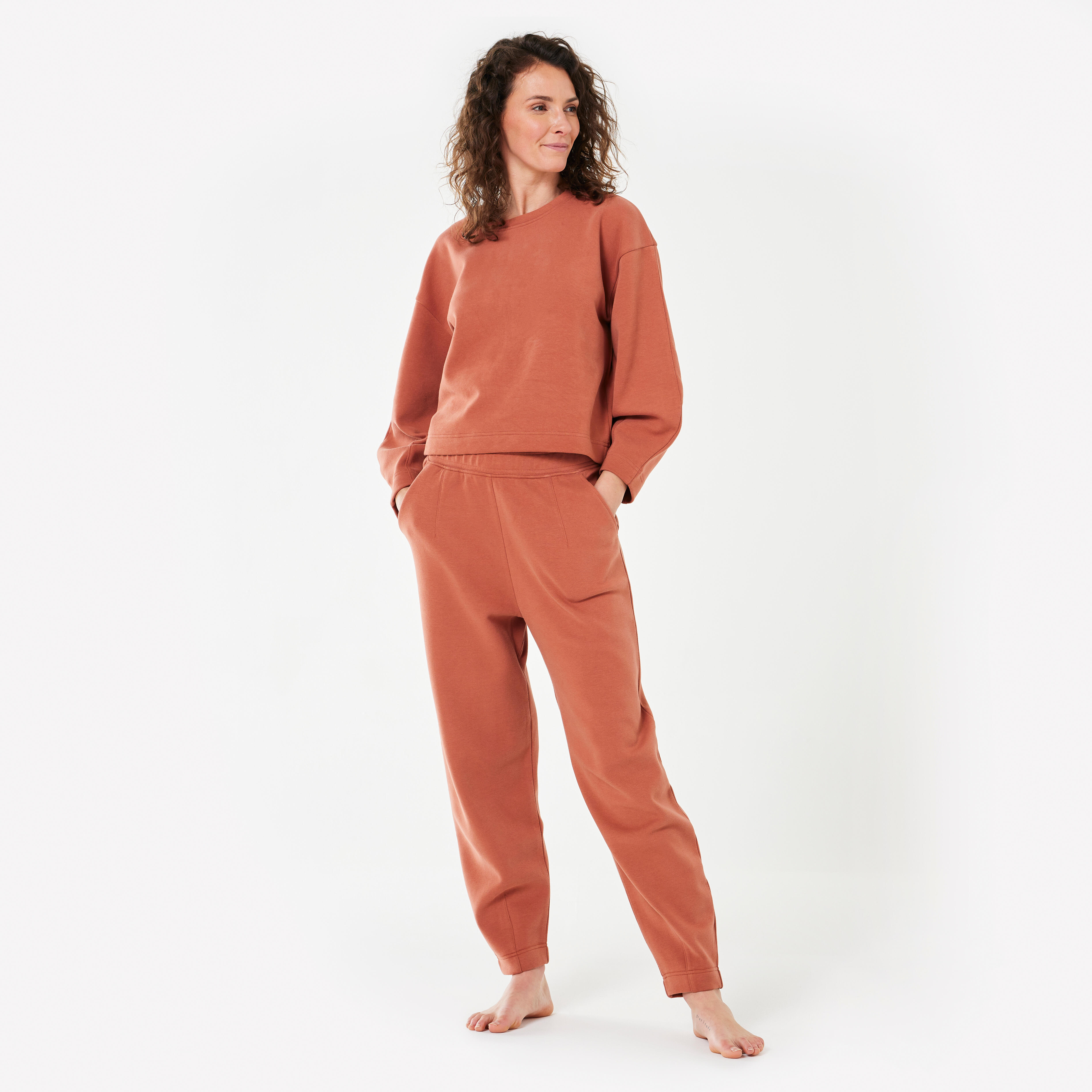 Gentle Yoga Warm Bottoms - Terracotta