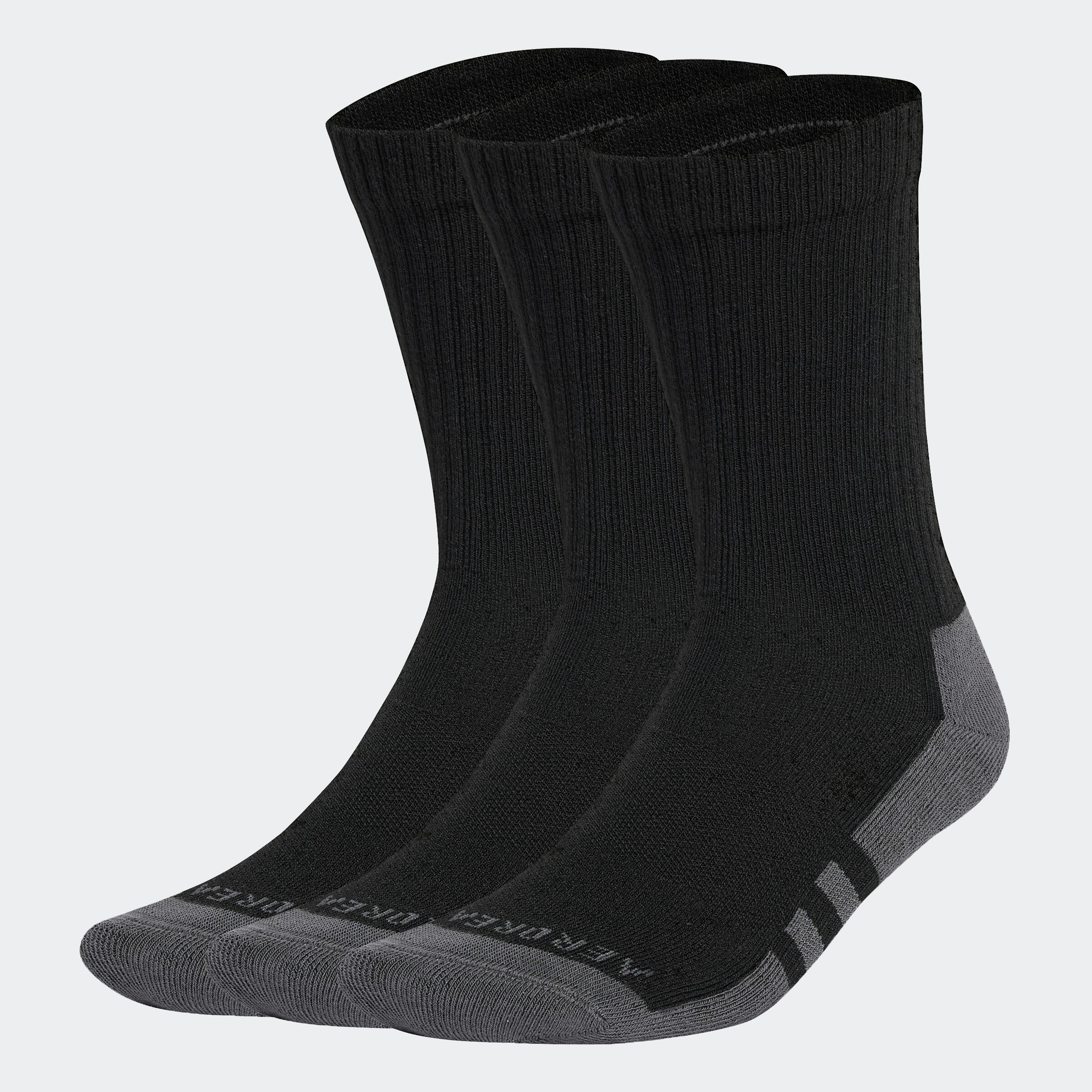 3-Stripe High Socks - Black