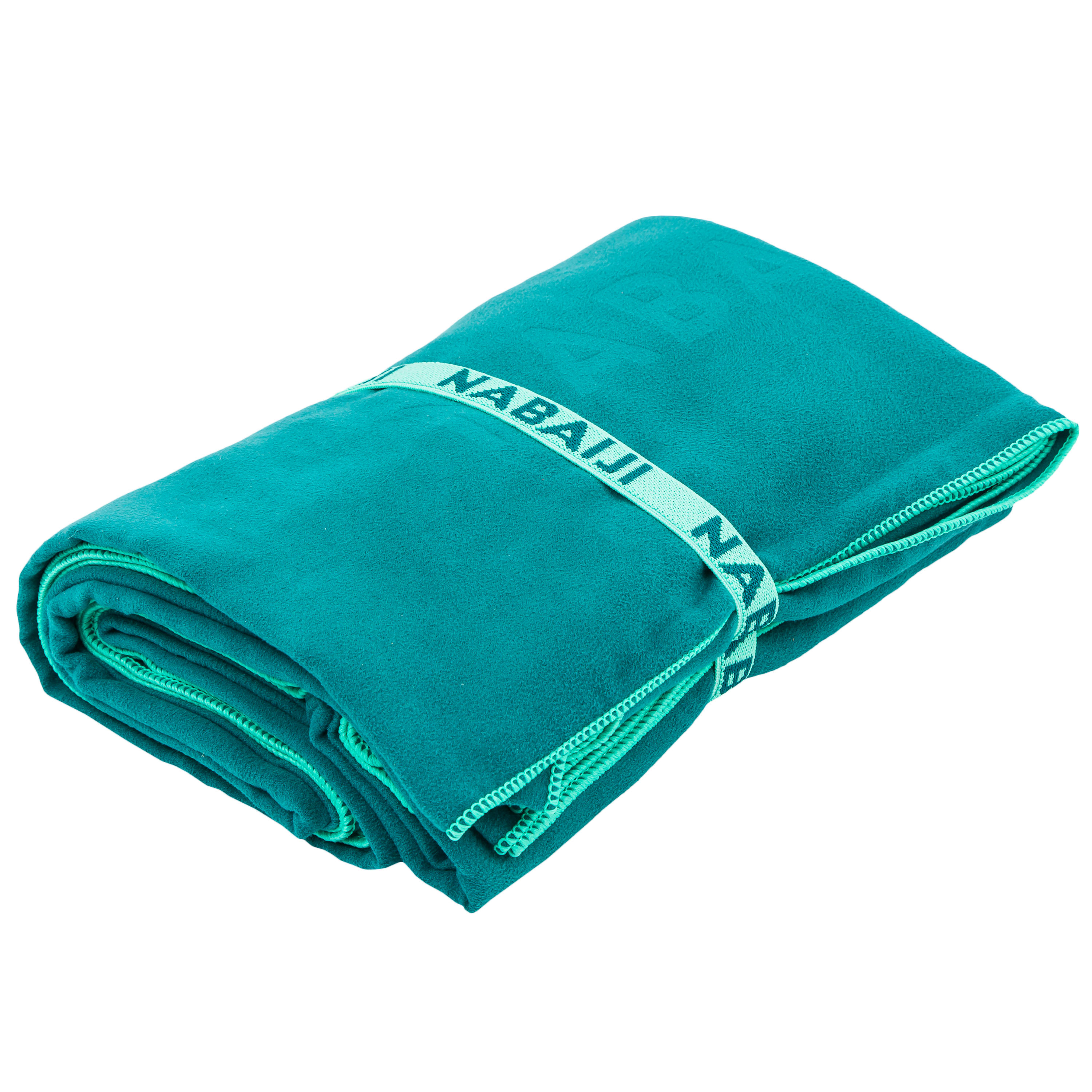 Swimming Microfibre Towel Size L 80 x 130 cm - Green