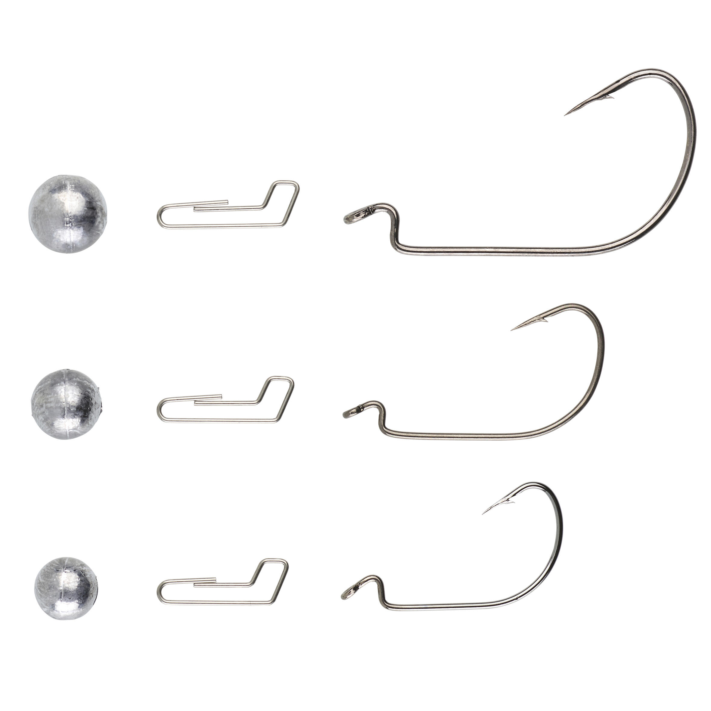 LURE FISHING TEXAS HOOKS JIGHEAD SOFT LURE RIG TEX PACK
