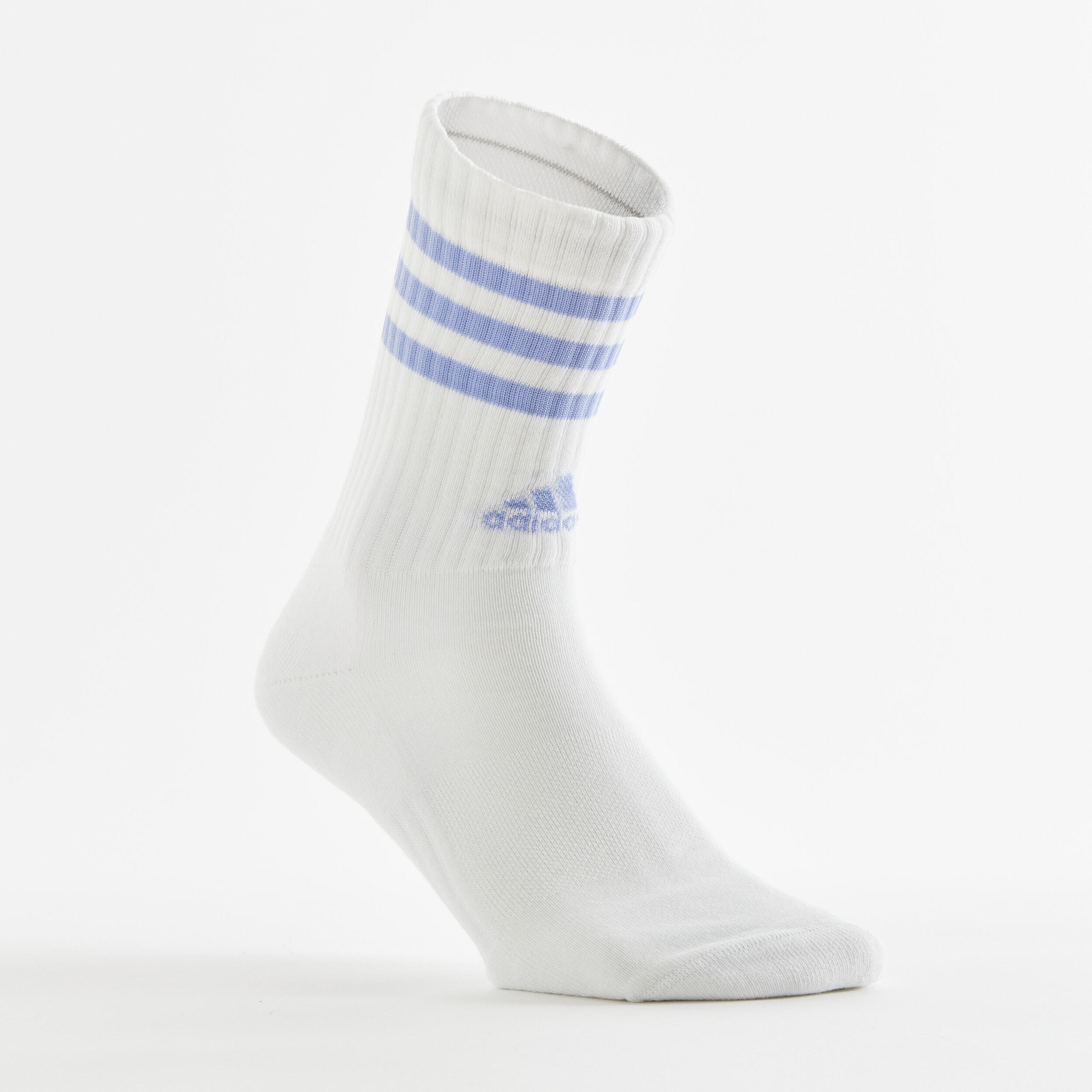 High Sports Socks Tri-Pack - Green/Pink Stripes