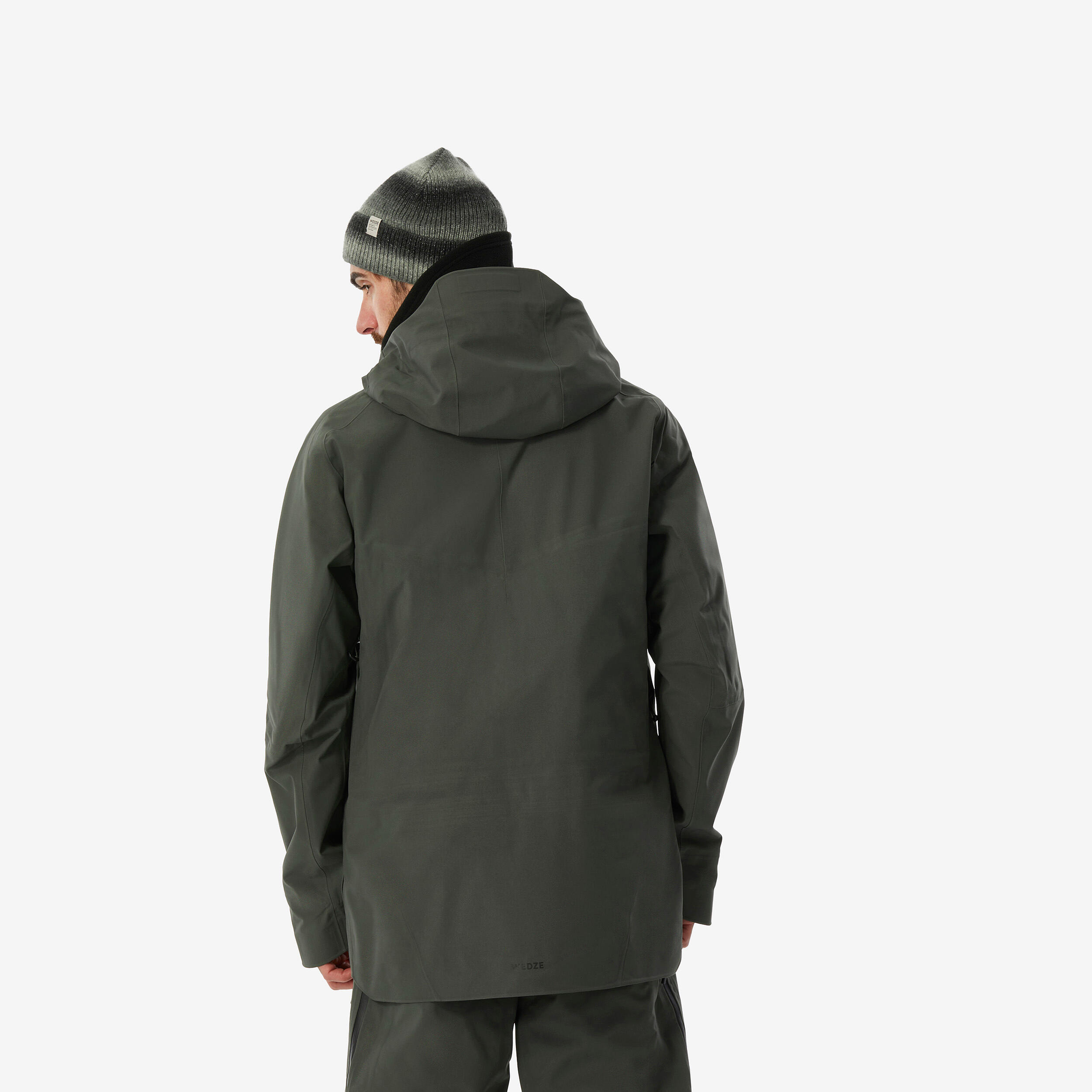 Men’s warm and breathable ski jacket  FR500 - Dark Green