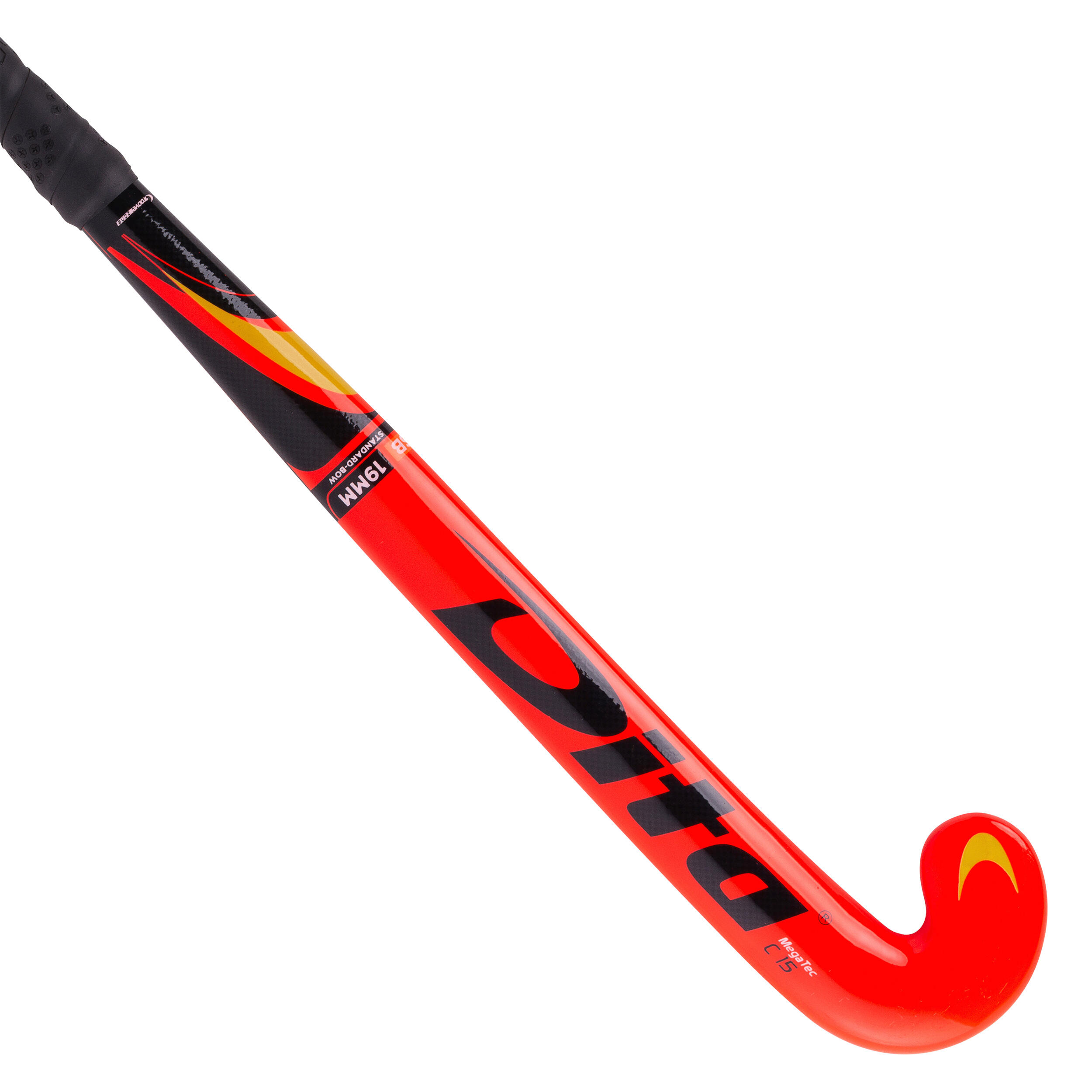 Kids' Wood Field Hockey Stick Megatec C15 - Red